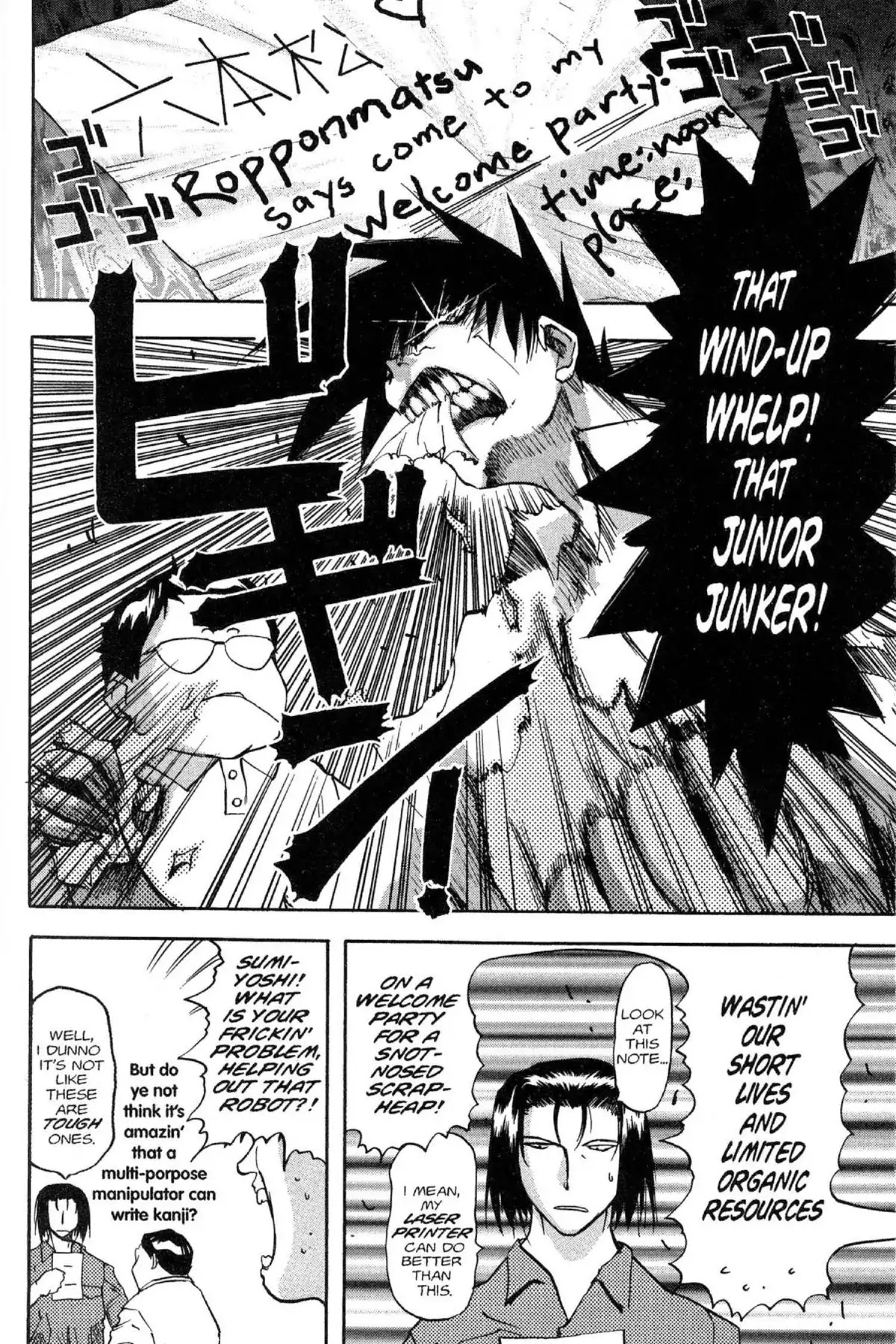Excel Saga Chapter 6.2 page 10 - Vol.6 Mission 2: Friend of the Herbivores