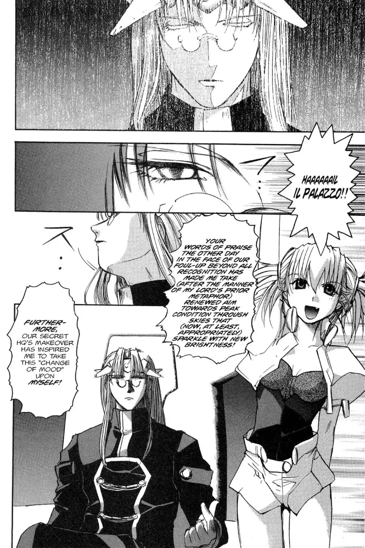 Excel Saga Chapter 6.2 page 2 - Vol.6 Mission 2: Friend of the Herbivores