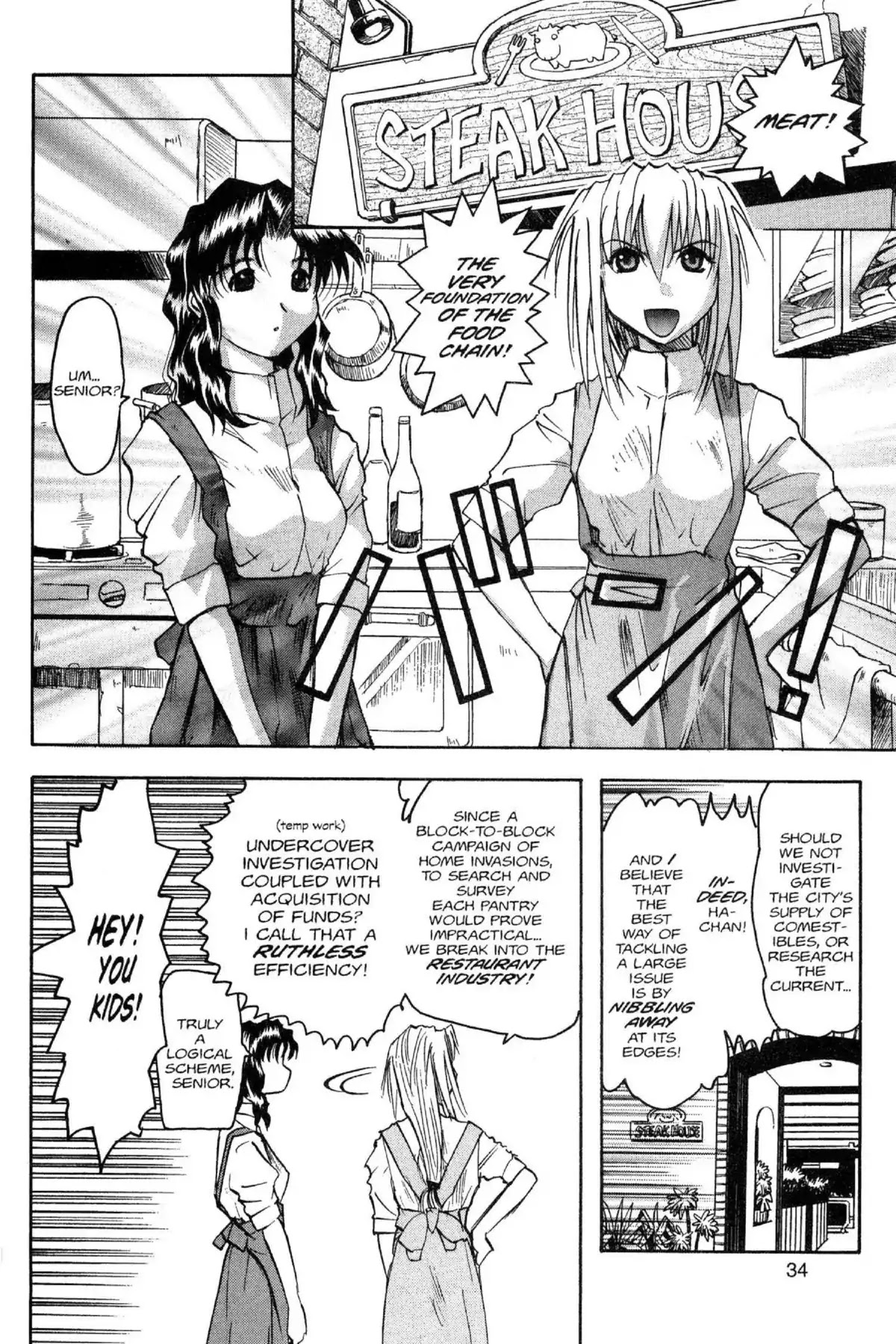 Excel Saga Chapter 6.2 page 6 - Vol.6 Mission 2: Friend of the Herbivores