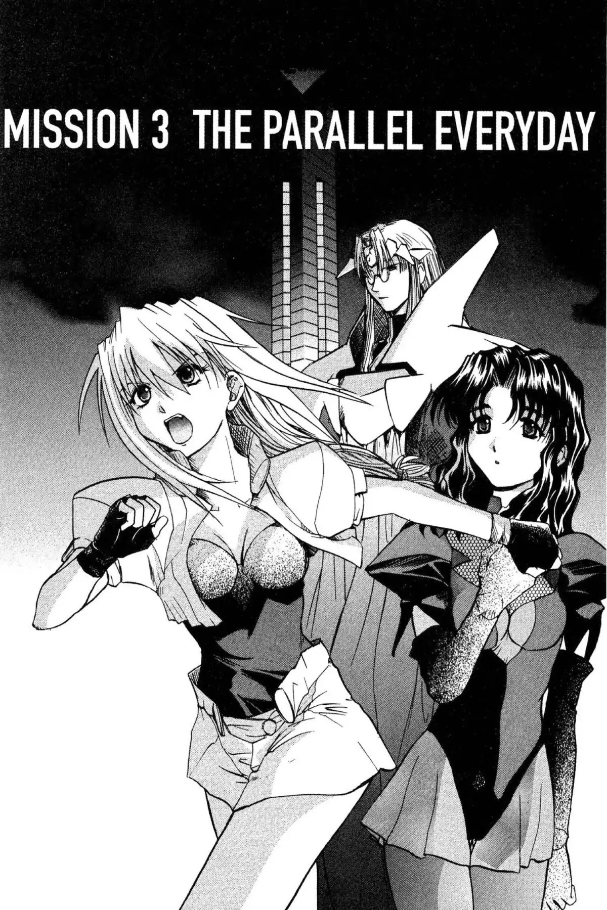 Excel Saga Chapter 6.3 page 1 - Vol.6 Mission 3: The Parallel Everyday