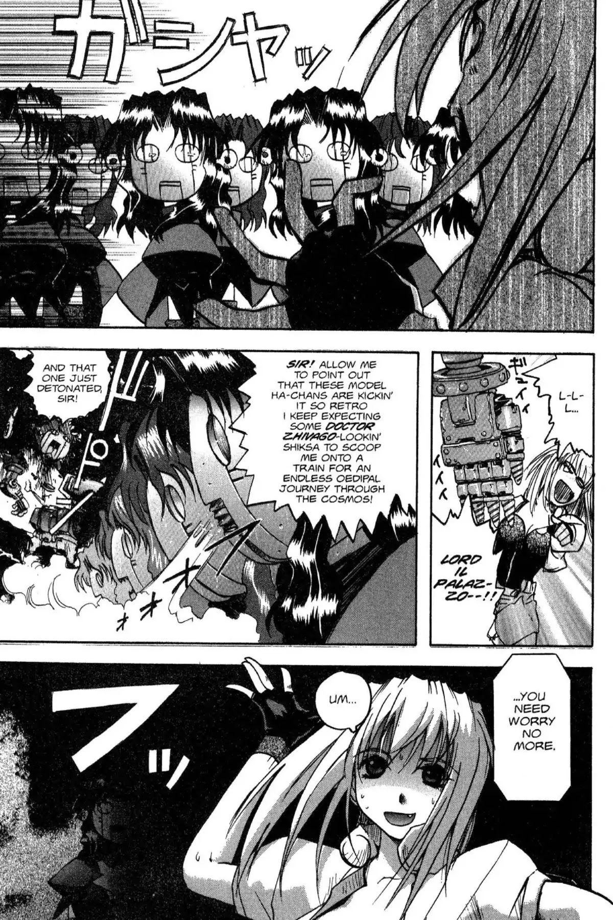 Excel Saga Chapter 6.5 page 19 - Vol.6 Mission 5: Fragment of a Body