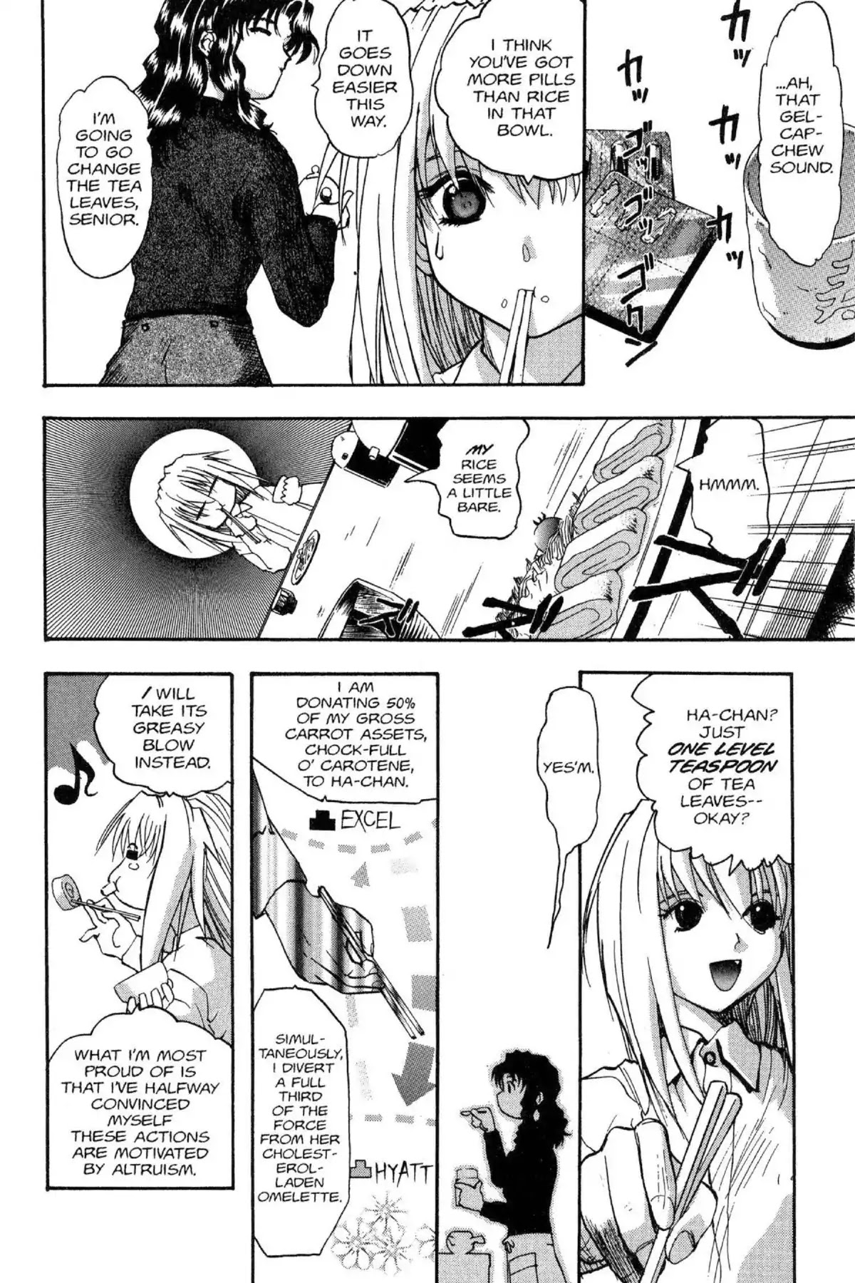 Excel Saga Chapter 6.5 page 4 - Vol.6 Mission 5: Fragment of a Body