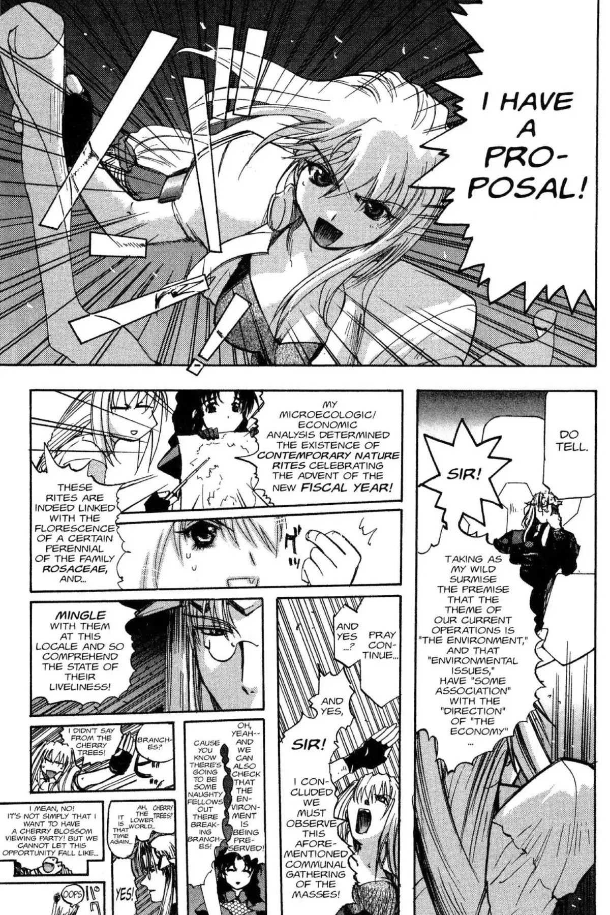 Excel Saga Chapter 7.1 page 5 - Vol.7 Mission 1: A Foul Deed in Springtime