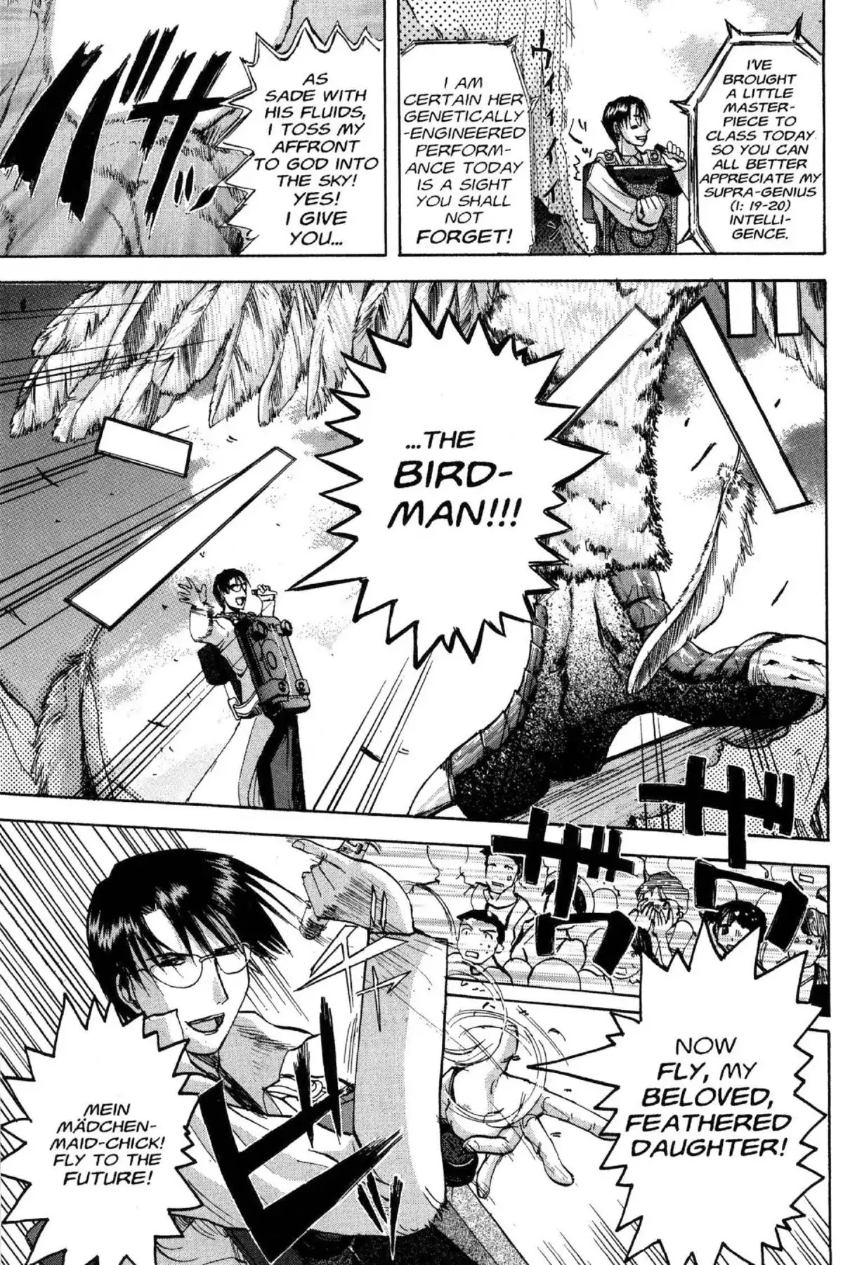 Excel Saga Chapter 7.4 page 11 - Vol.7 Mission 4: Wings to Eternity (T-Minus)