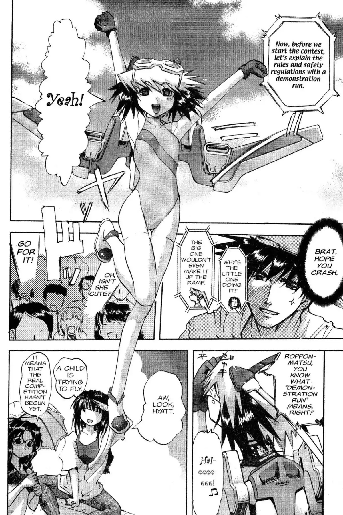 Excel Saga Chapter 7.4 page 14 - Vol.7 Mission 4: Wings to Eternity (T-Minus)