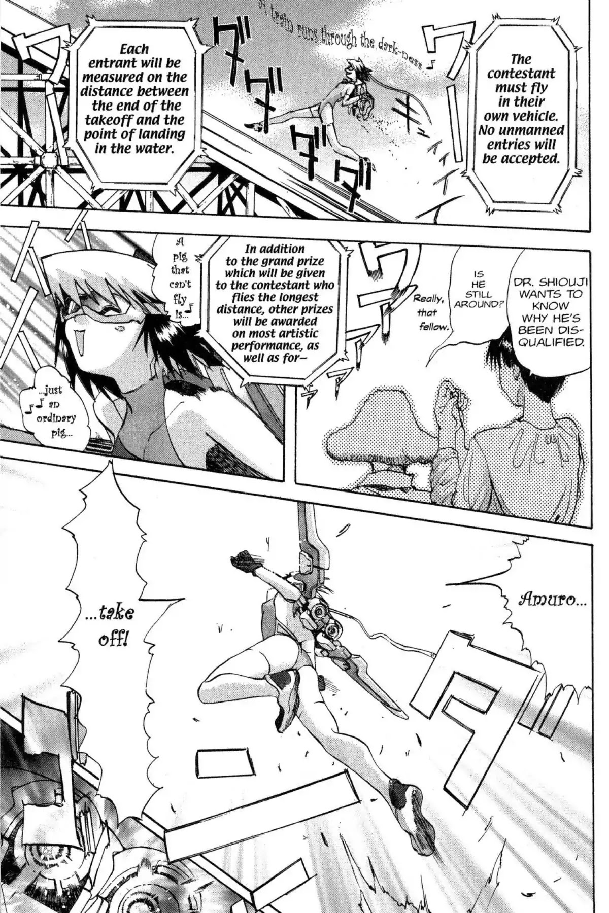 Excel Saga Chapter 7.4 page 15 - Vol.7 Mission 4: Wings to Eternity (T-Minus)