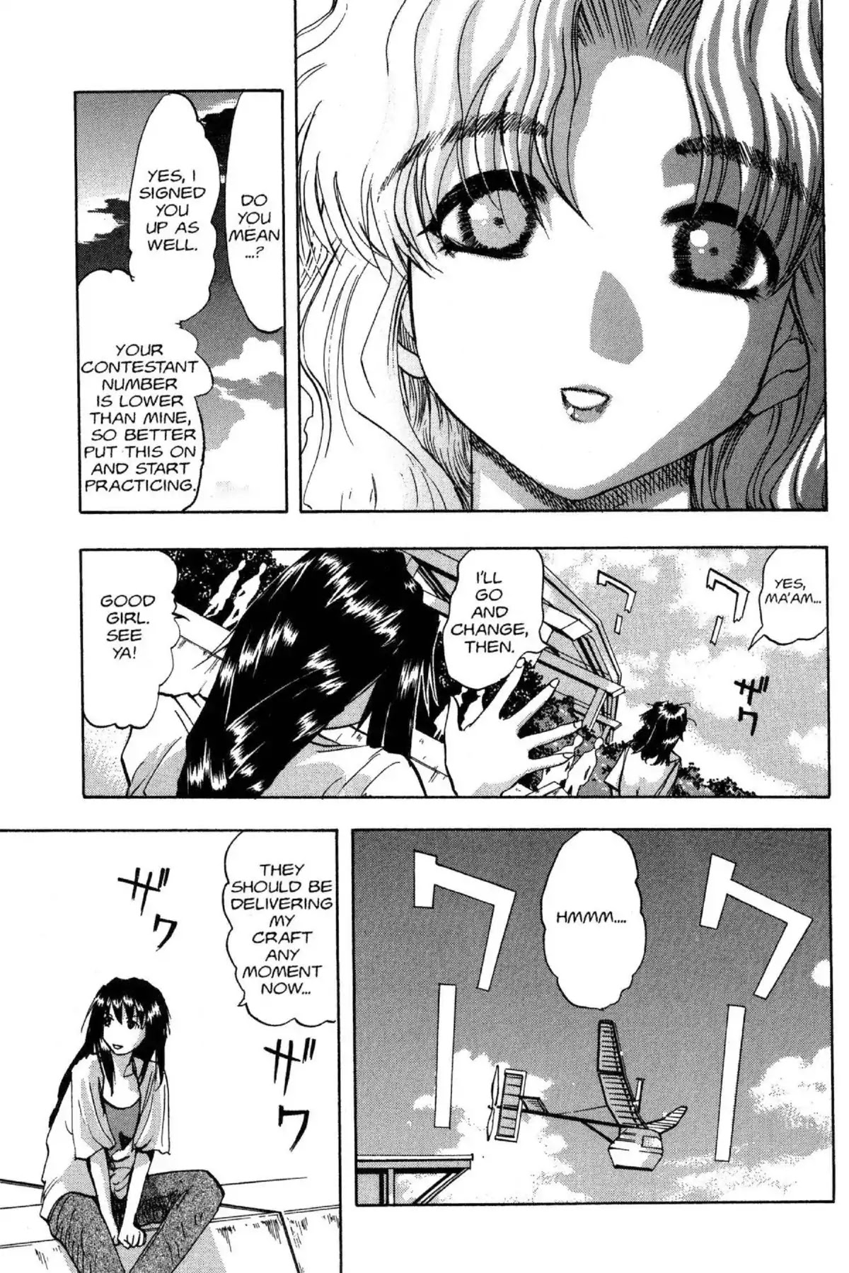 Excel Saga Chapter 7.4 page 19 - Vol.7 Mission 4: Wings to Eternity (T-Minus)