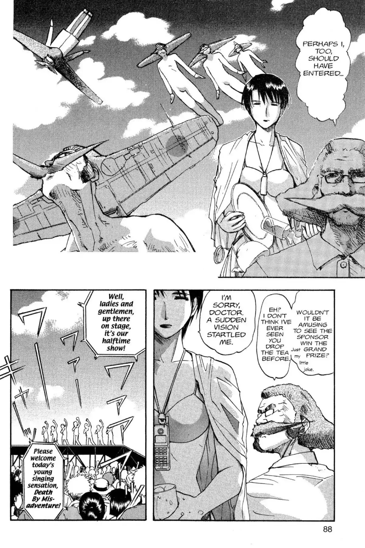 Excel Saga Chapter 7.5 page 6 - Vol.7 Mission 5: Wings to Eternity (T-Plus)