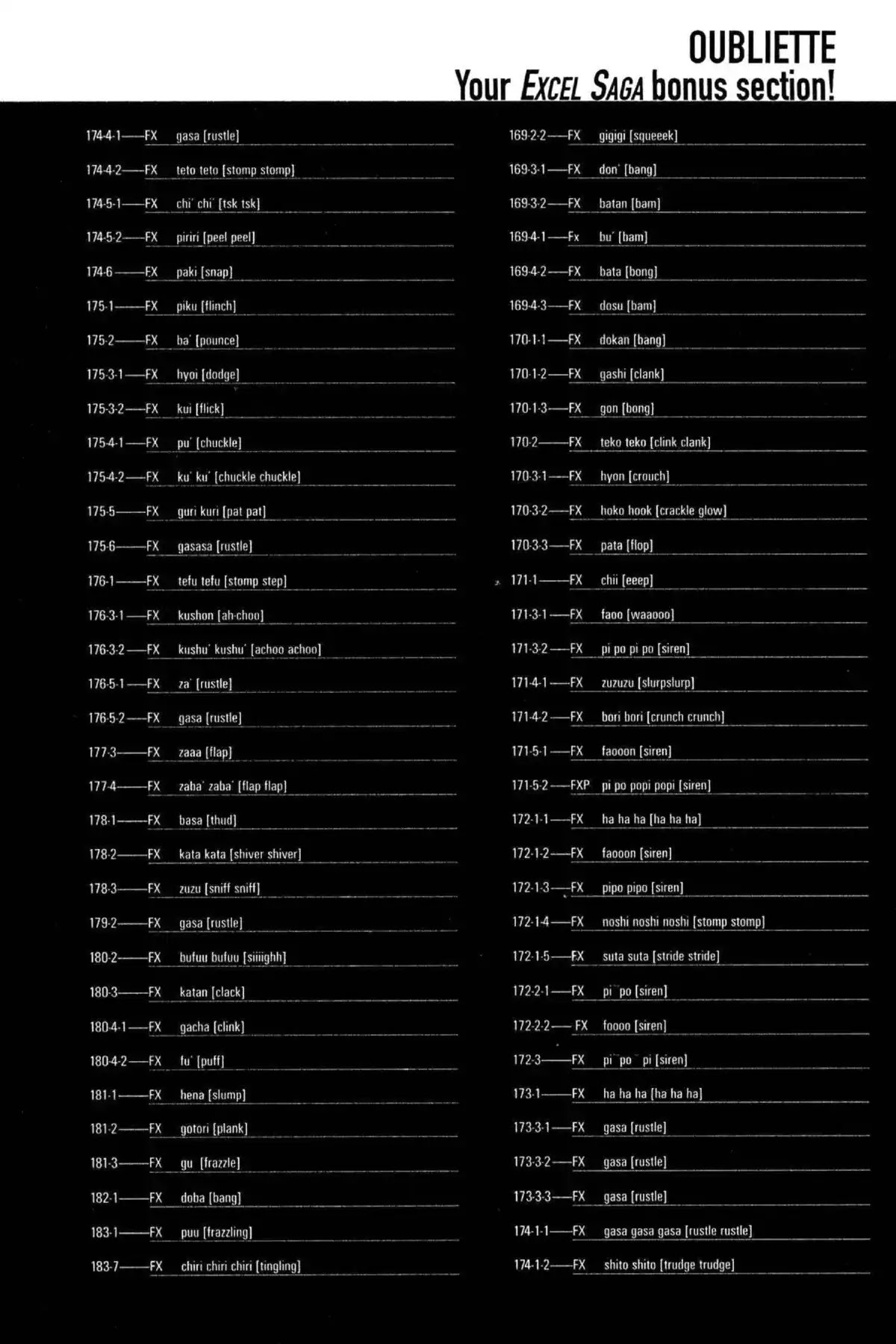 Excel Saga Chapter 7.8-5 page 9 - Vol.7 Oubliette (Excel Saga Bonus Section)