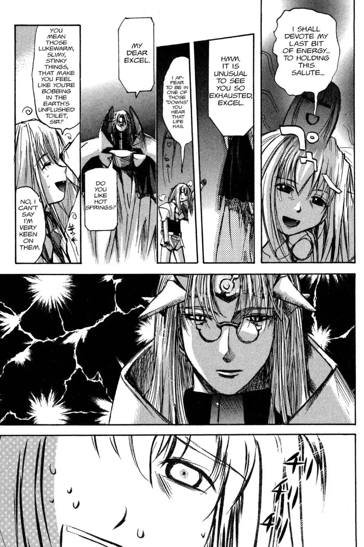 Excel Saga Chapter 7.8 page 23 - Vol.7 Mission 8: When Jaa, Ne Comes Marching Home