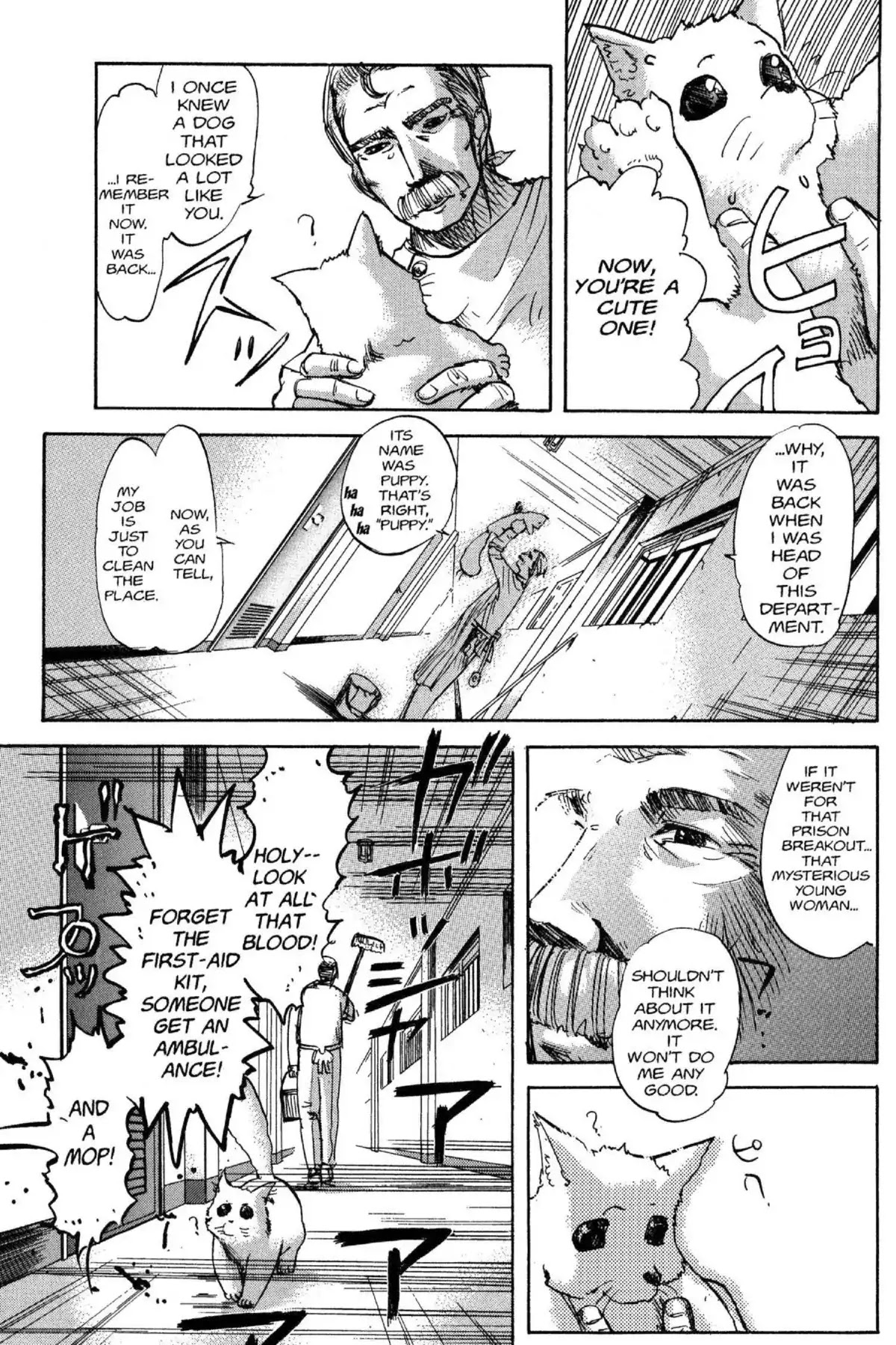 Excel Saga Chapter 7.8 page 5 - Vol.7 Mission 8: When Jaa, Ne Comes Marching Home