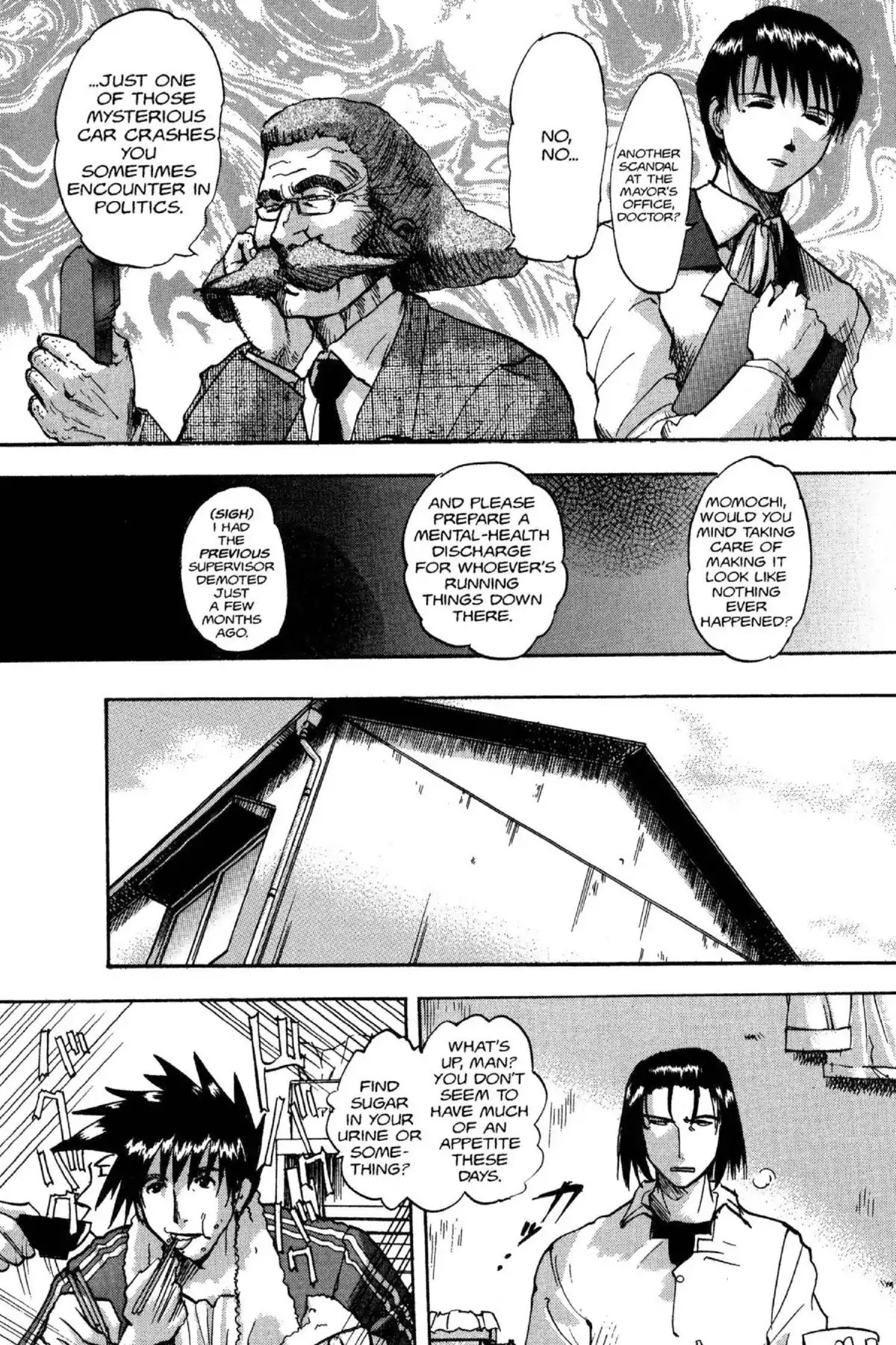 Excel Saga Chapter 7.8 page 7 - Vol.7 Mission 8: When Jaa, Ne Comes Marching Home