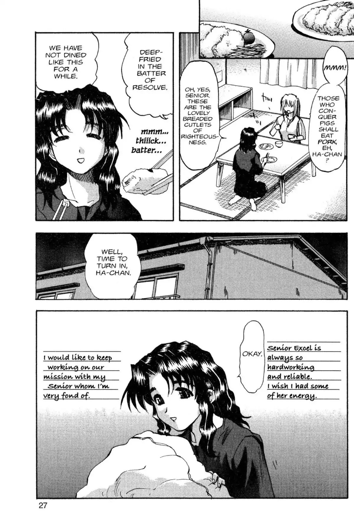 Excel Saga Chapter 8.1 page 27 - Vol.8 Mission 1: Hold Your Breath and Wait for Me