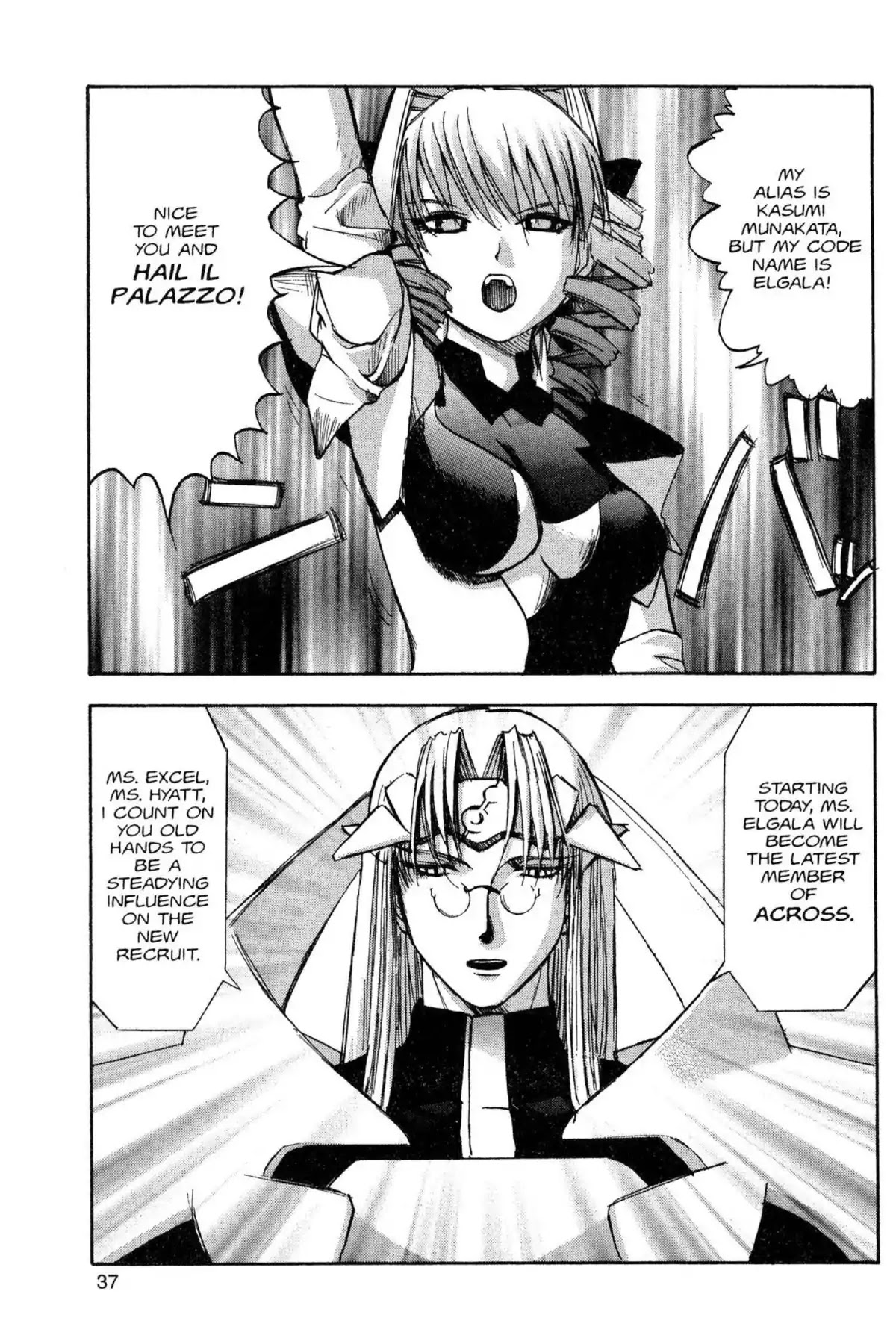 Excel Saga Chapter 8.2 page 9 - Vol.8 Mission 2: Two Shadows