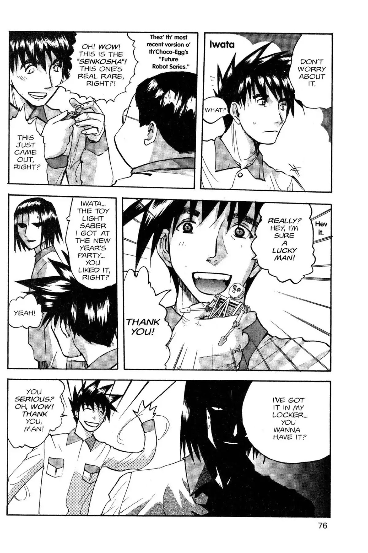 Excel Saga Chapter 8.4 page 10 - Vol.8 Mission 4: Farewell Leader