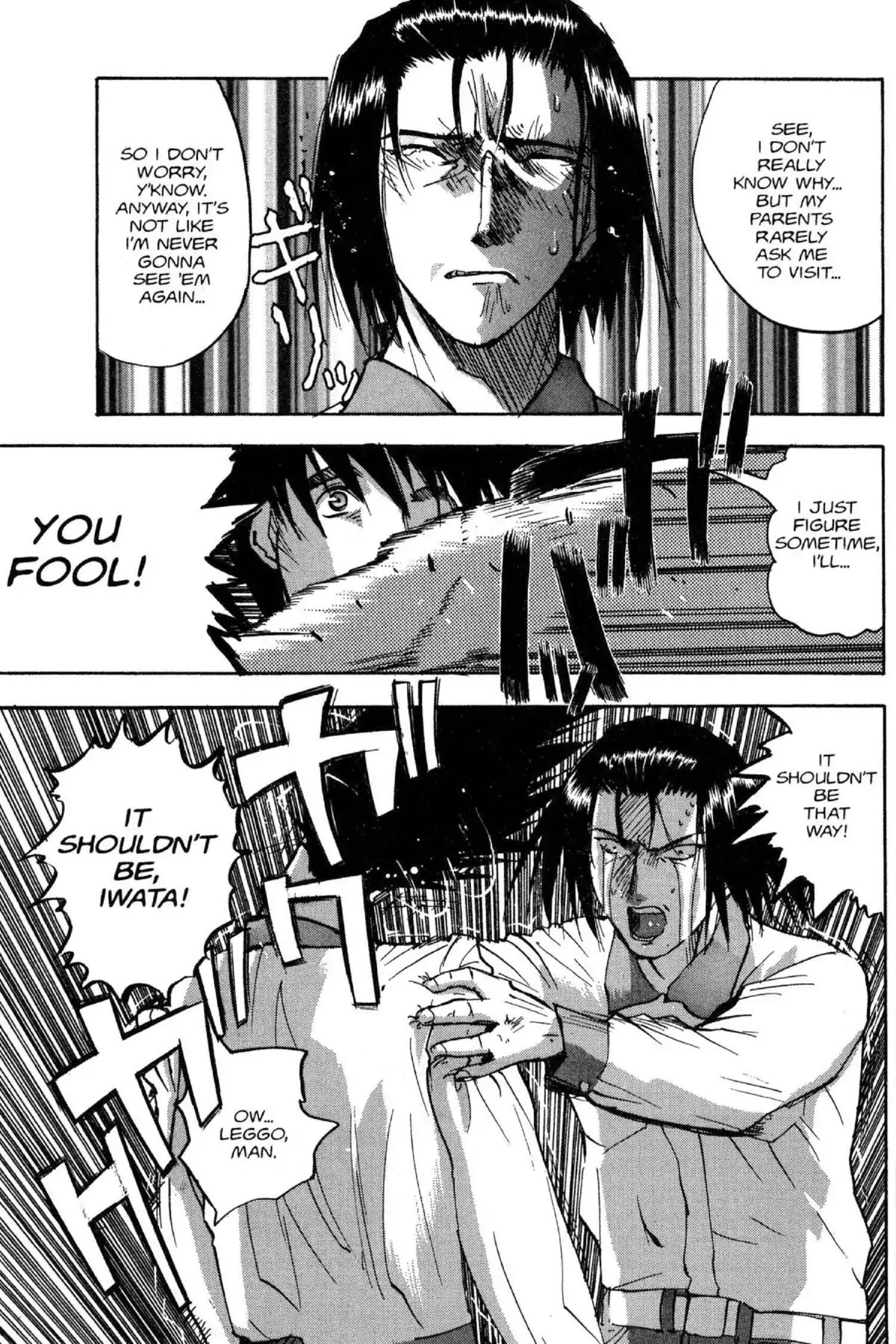 Excel Saga Chapter 8.4 page 19 - Vol.8 Mission 4: Farewell Leader