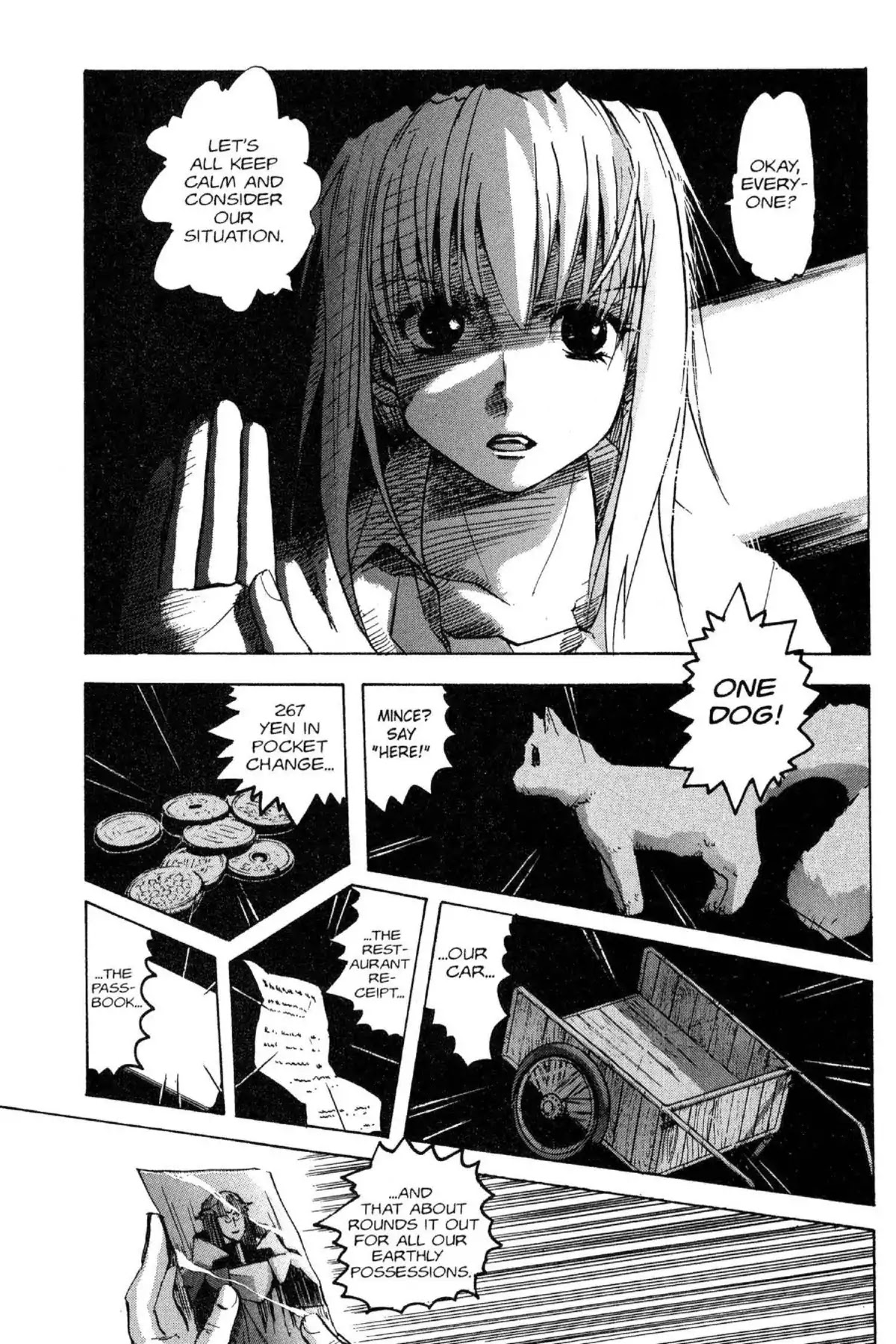 Excel Saga Chapter 8.7 page 1 - Vol.8 Mission 7: Like a Rope in the Making