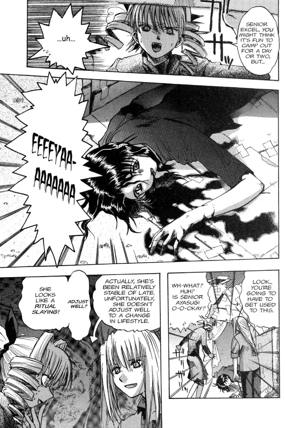Excel Saga Chapter 8.7 page 17 - Vol.8 Mission 7: Like a Rope in the Making