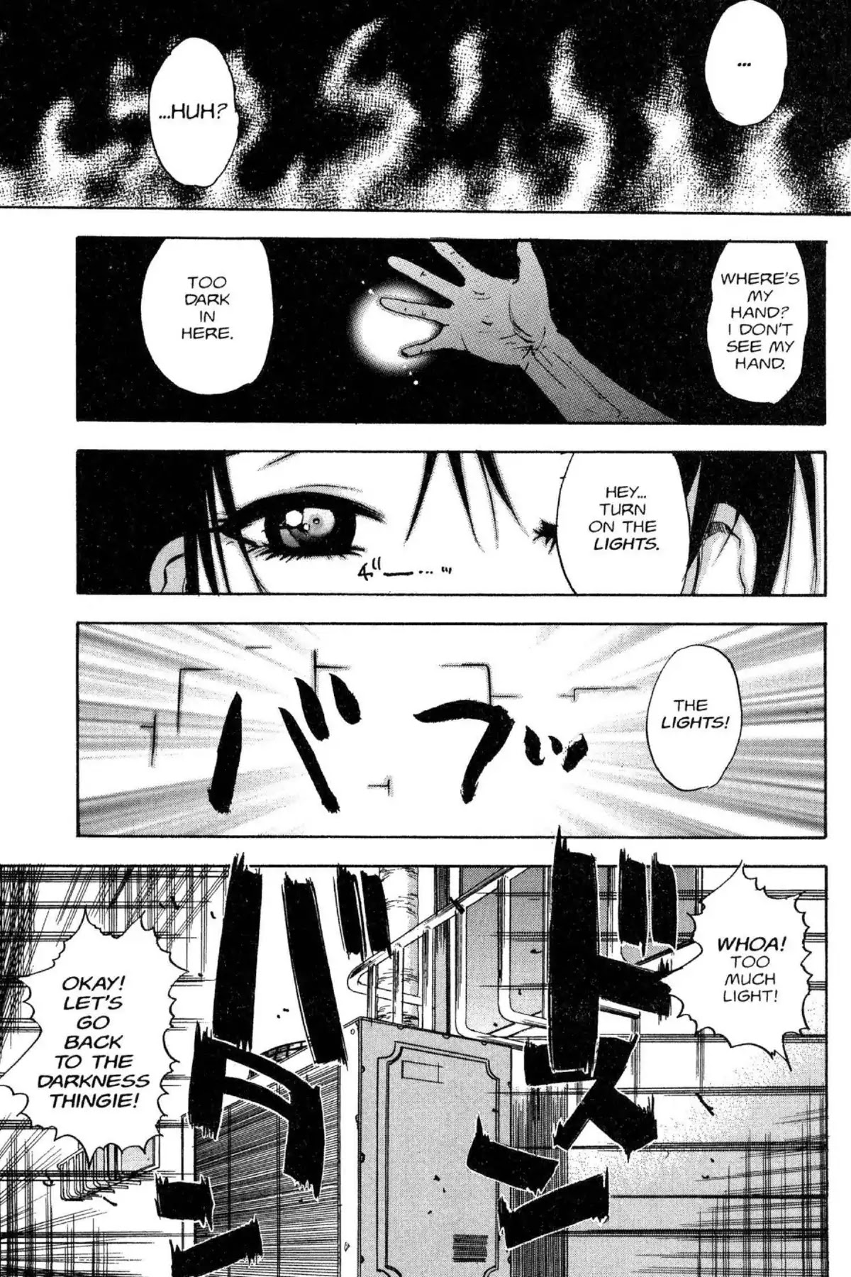 Excel Saga Chapter 8.8 page 1 - Vol.8 Mission 8: Burnable and Nonburnable Trash
