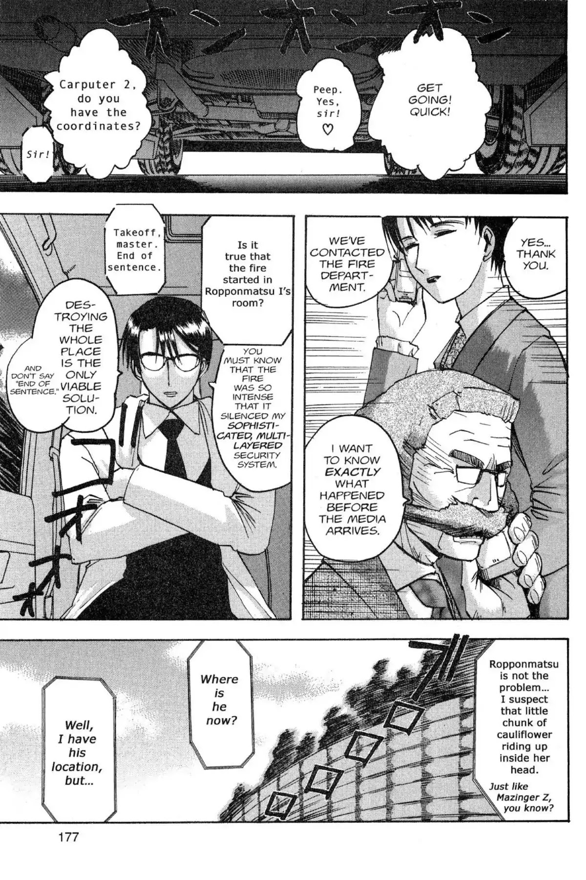 Excel Saga Chapter 8.8 page 13 - Vol.8 Mission 8: Burnable and Nonburnable Trash