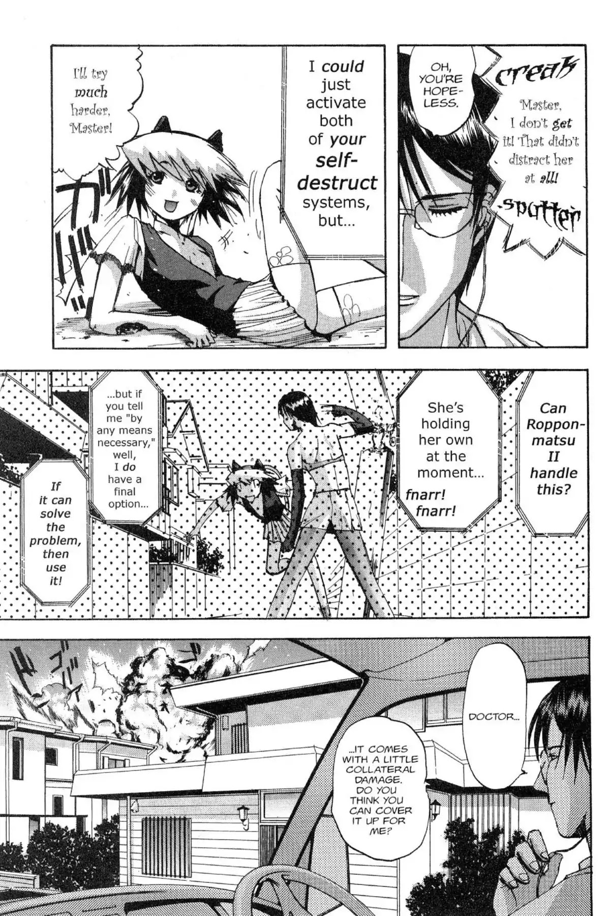 Excel Saga Chapter 8.8 page 21 - Vol.8 Mission 8: Burnable and Nonburnable Trash
