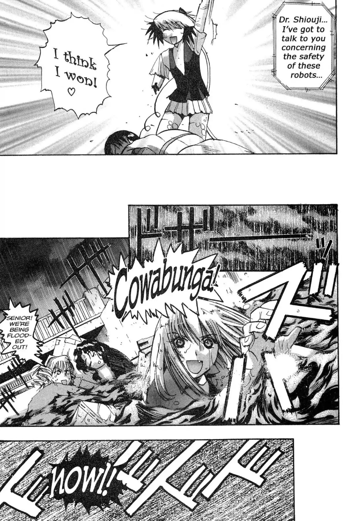 Excel Saga Chapter 8.8 page 23 - Vol.8 Mission 8: Burnable and Nonburnable Trash