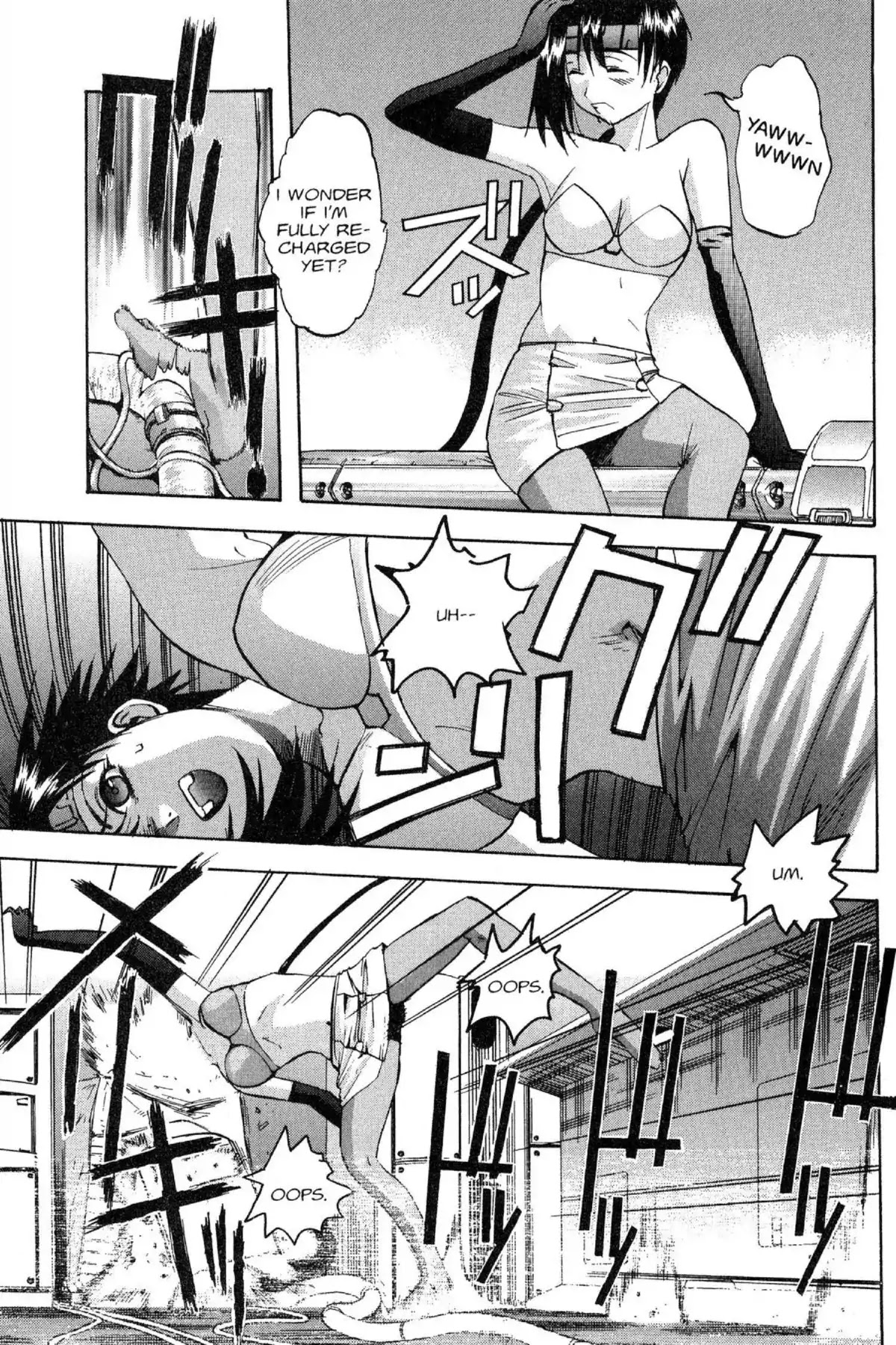 Excel Saga Chapter 8.8 page 5 - Vol.8 Mission 8: Burnable and Nonburnable Trash