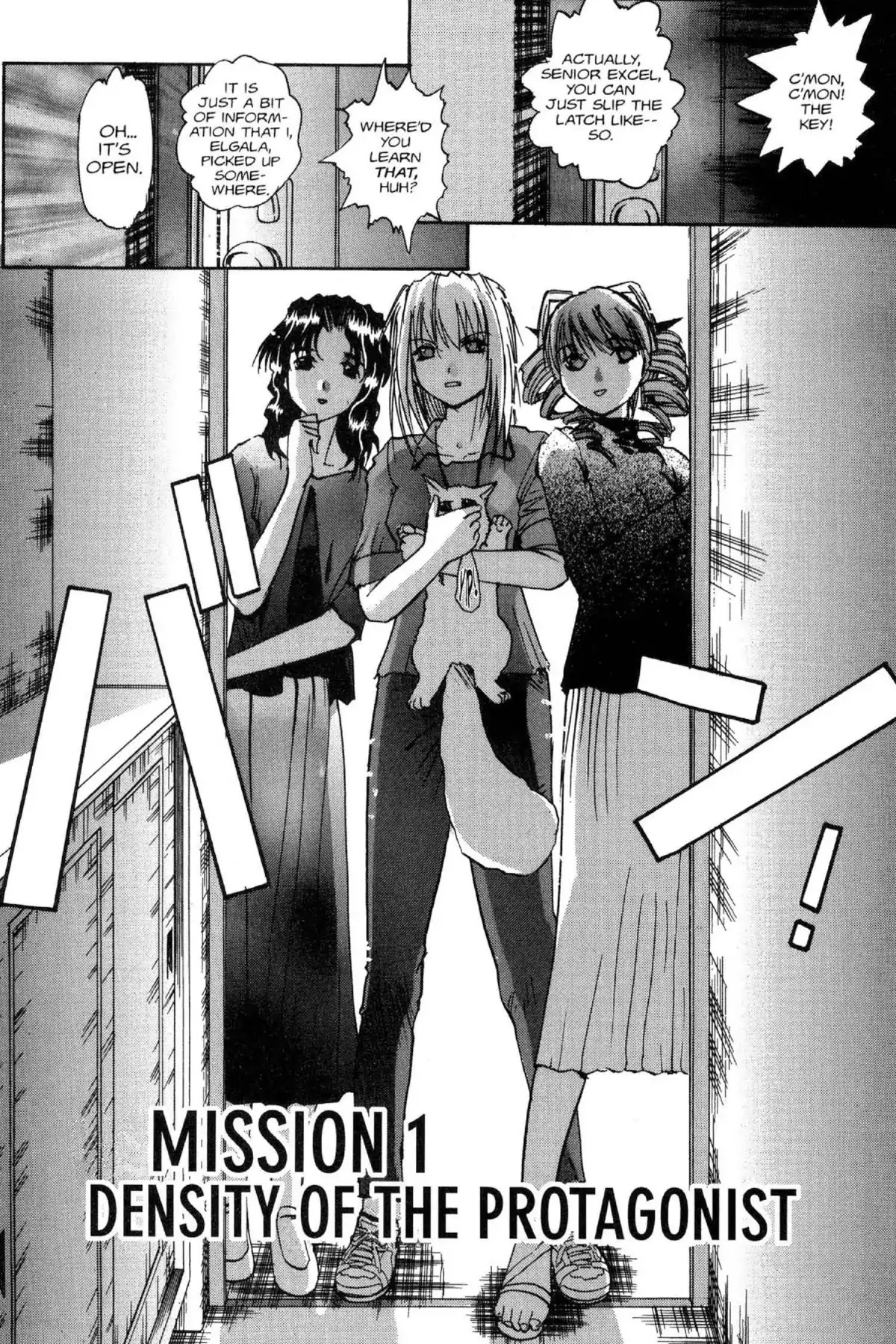 Excel Saga Chapter 9.1 page 2 - Vol.9 Mission 1: Density of the Protagonist
