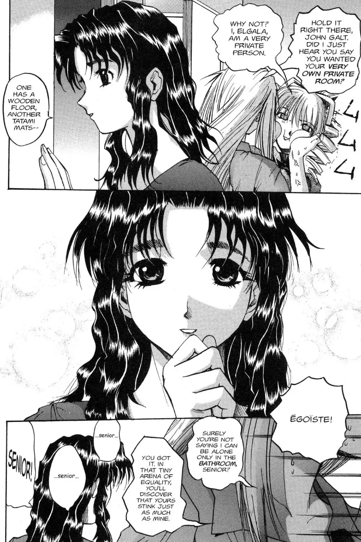 Excel Saga Chapter 9.1 page 4 - Vol.9 Mission 1: Density of the Protagonist
