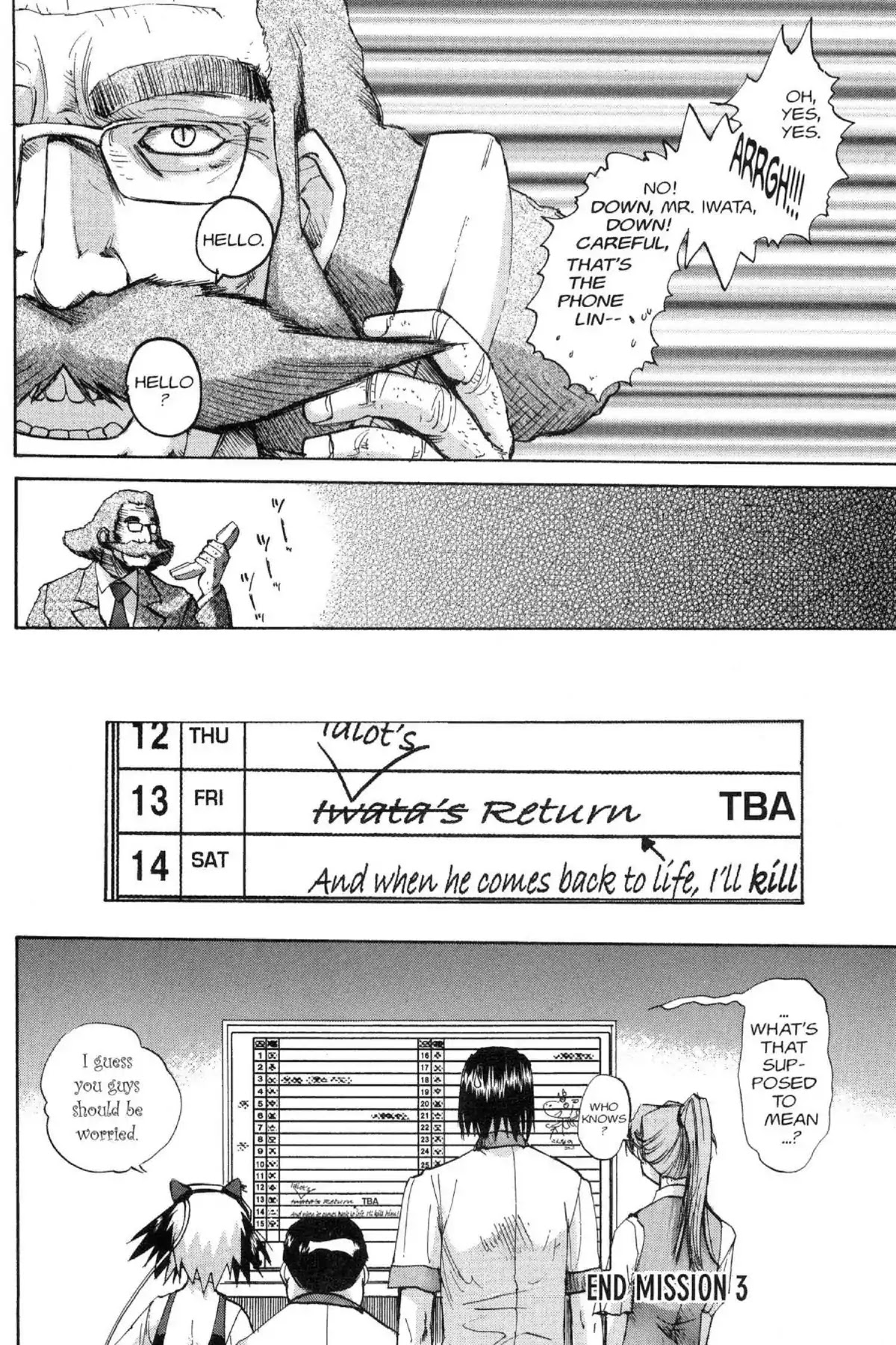 Excel Saga Chapter 9.3 page 18 - Vol.9 Mission 3: Is Life Worth More Than the Stars?