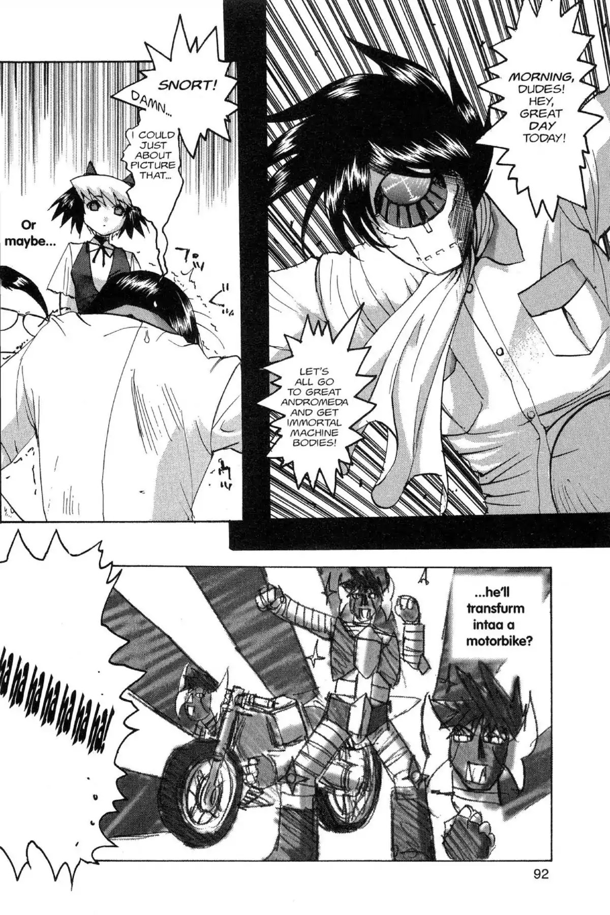 Excel Saga Chapter 9.3 page 8 - Vol.9 Mission 3: Is Life Worth More Than the Stars?