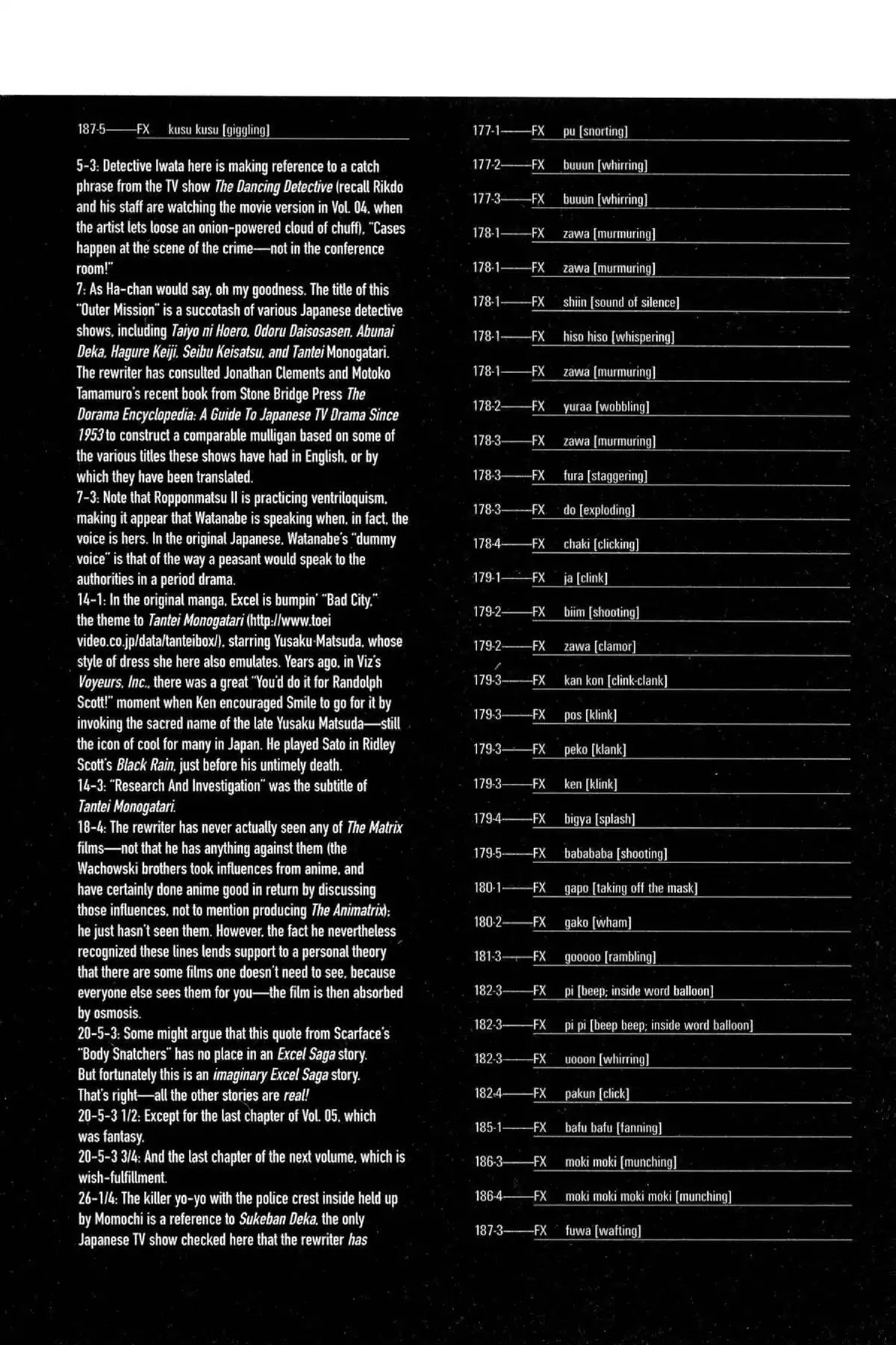 Excel Saga Chapter 9.5-5 page 6 - Vol.9 Oubliette (Excel Saga Bonus Section)