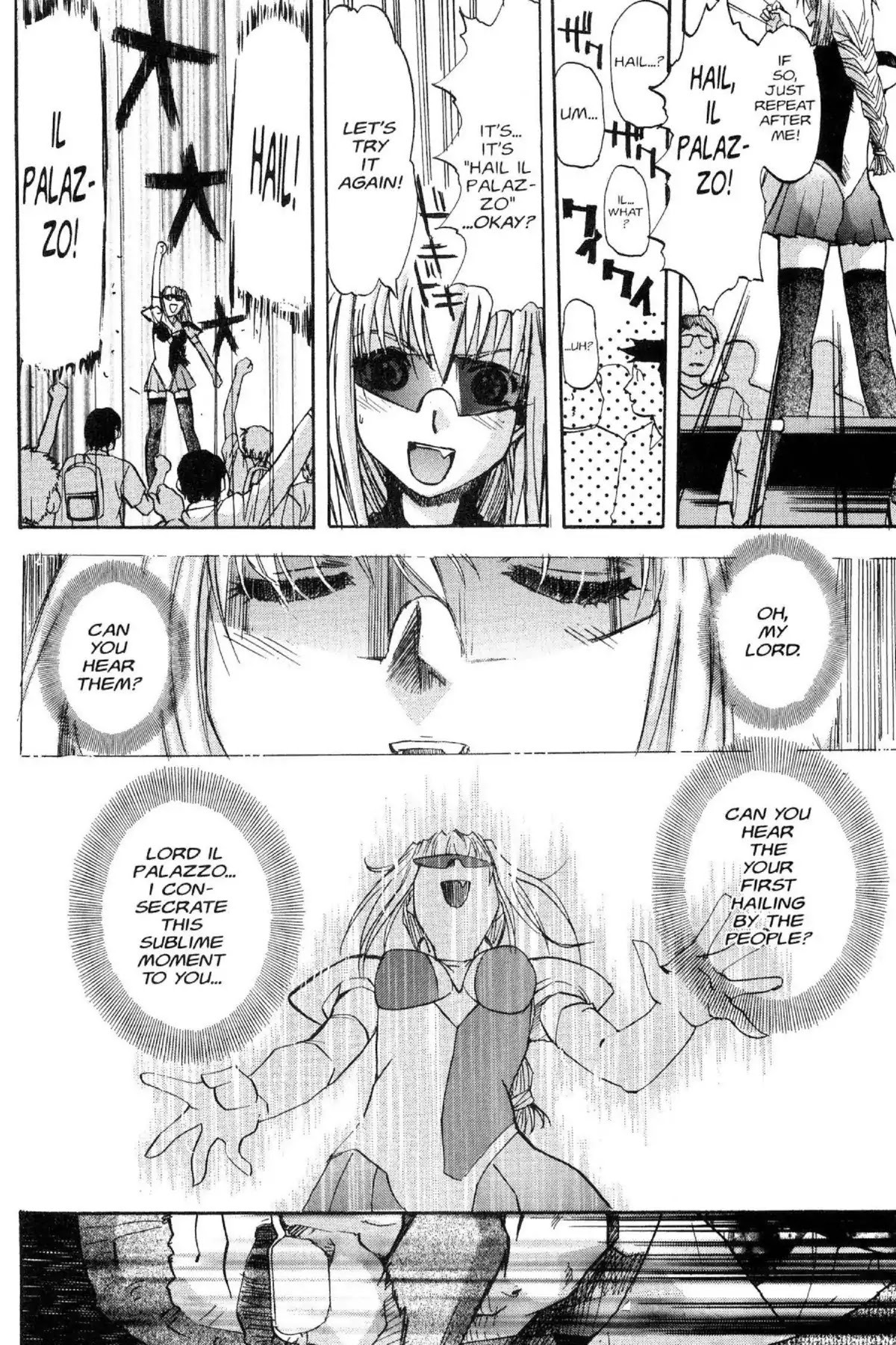 Excel Saga Chapter 9.5 page 36 - Vol.9 Mission 5: We Will Find Each Other Again If We Return to That Town