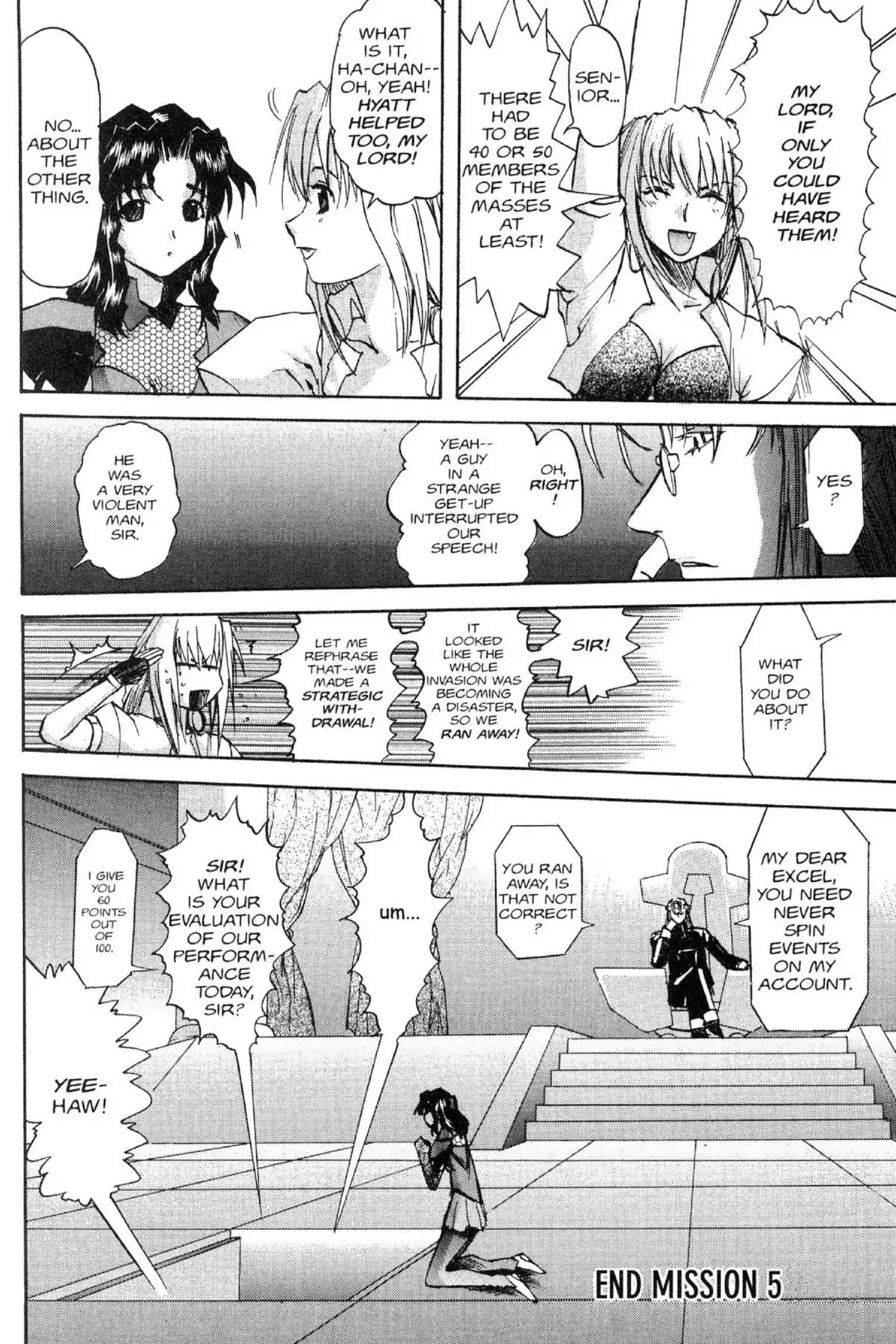 Excel Saga Chapter 9.5 page 54 - Vol.9 Mission 5: We Will Find Each Other Again If We Return to That Town