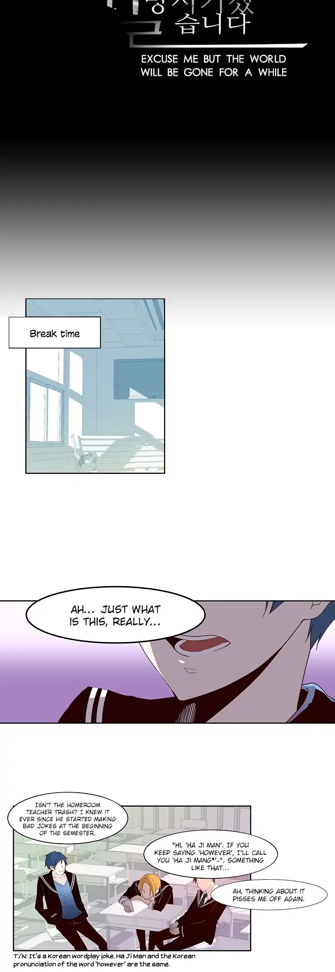 Excuse Me, But The World Will Be Gone For A While Chapter 7 page 6 - Chapter 7