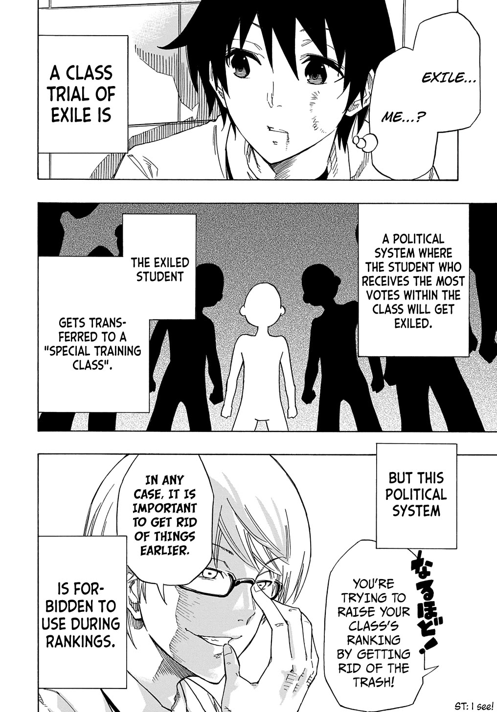 Exiled in a Class Trial for Poor Dexterity Chapter 1 page 15 - Chapter 1