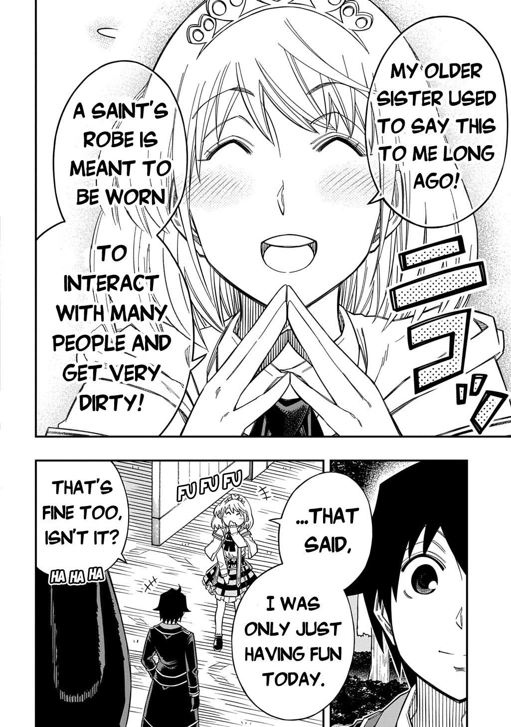 Exiled in a Class Trial for Poor Dexterity Chapter 32 page 28 - Chapter 32: Monaka's Emotions and a Saint's Feelings