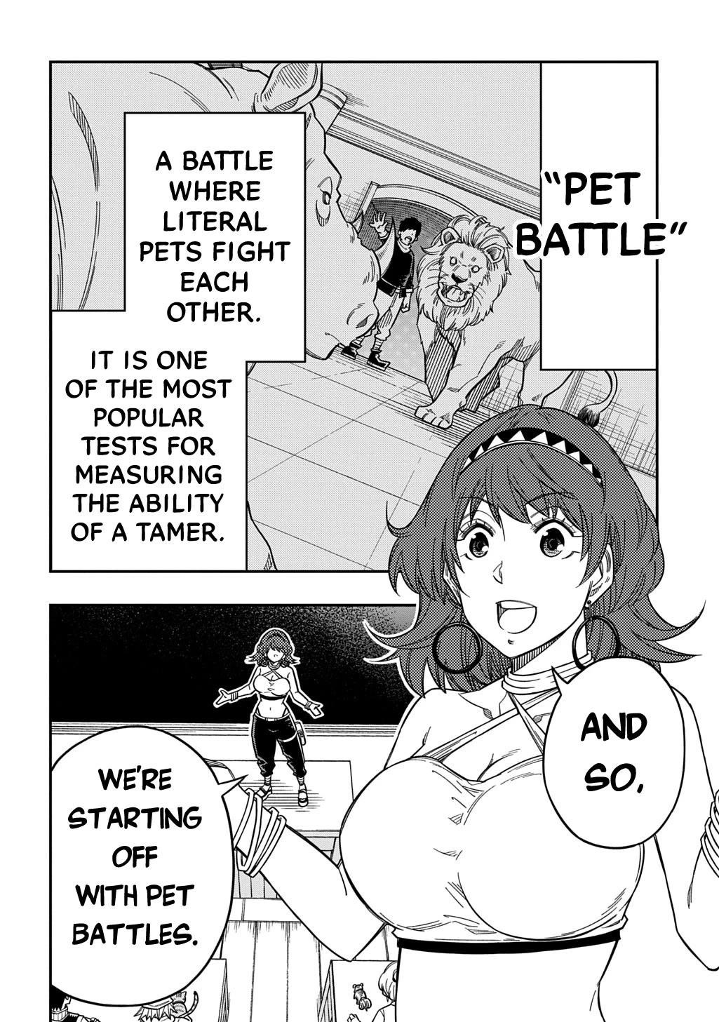 Exiled in a Class Trial for Poor Dexterity Chapter 34 page 3 - Chapter 34: Sudden Pet Battle