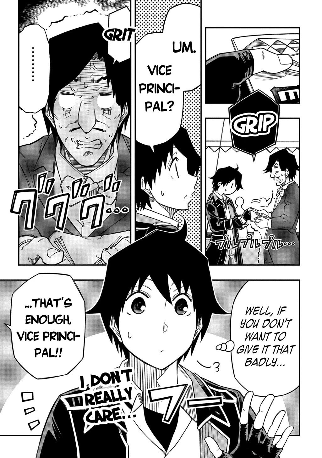 Exiled in a Class Trial for Poor Dexterity Chapter 37 page 8 - Chapter 37: That's What You Get, Scummy Vice Principal