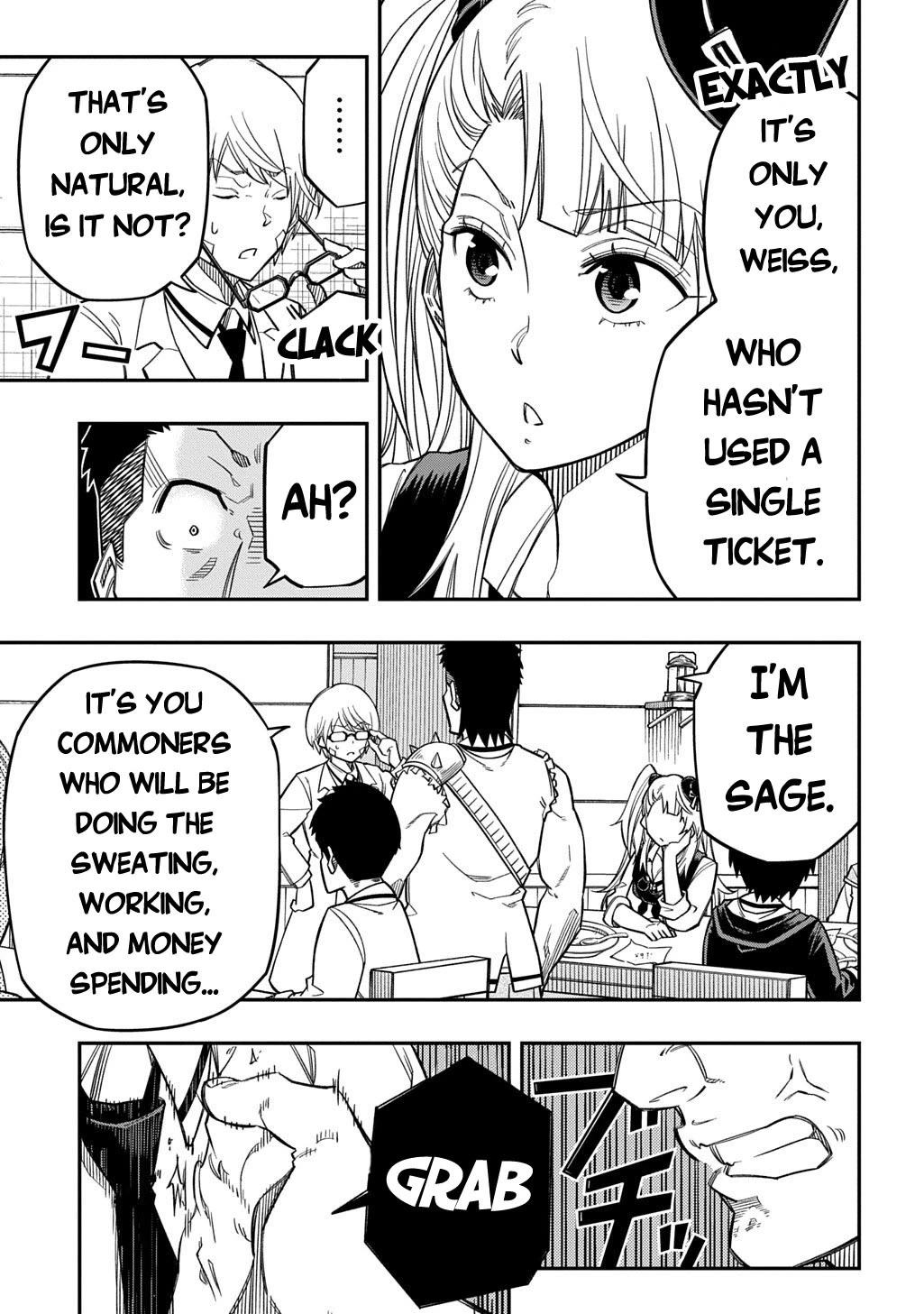 Exiled in a Class Trial for Poor Dexterity Chapter 38 page 14 - Chapter 38: The Sage's Downfall