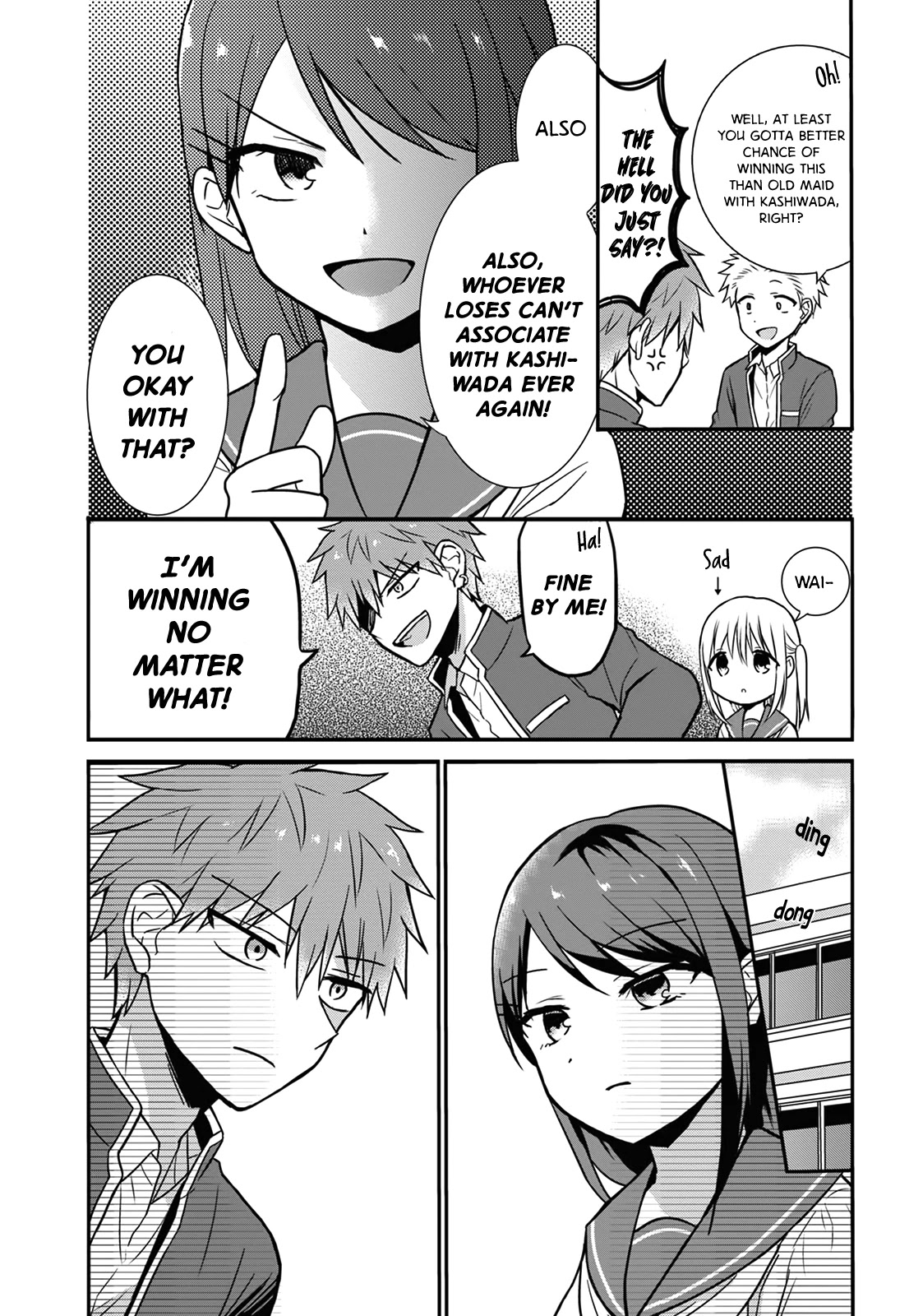 Expressionless Face Girl and Emotional Face Boy Chapter 10 page 3 - Chapter 10: The Battle Between Oota-Kun and Tabuchi-san