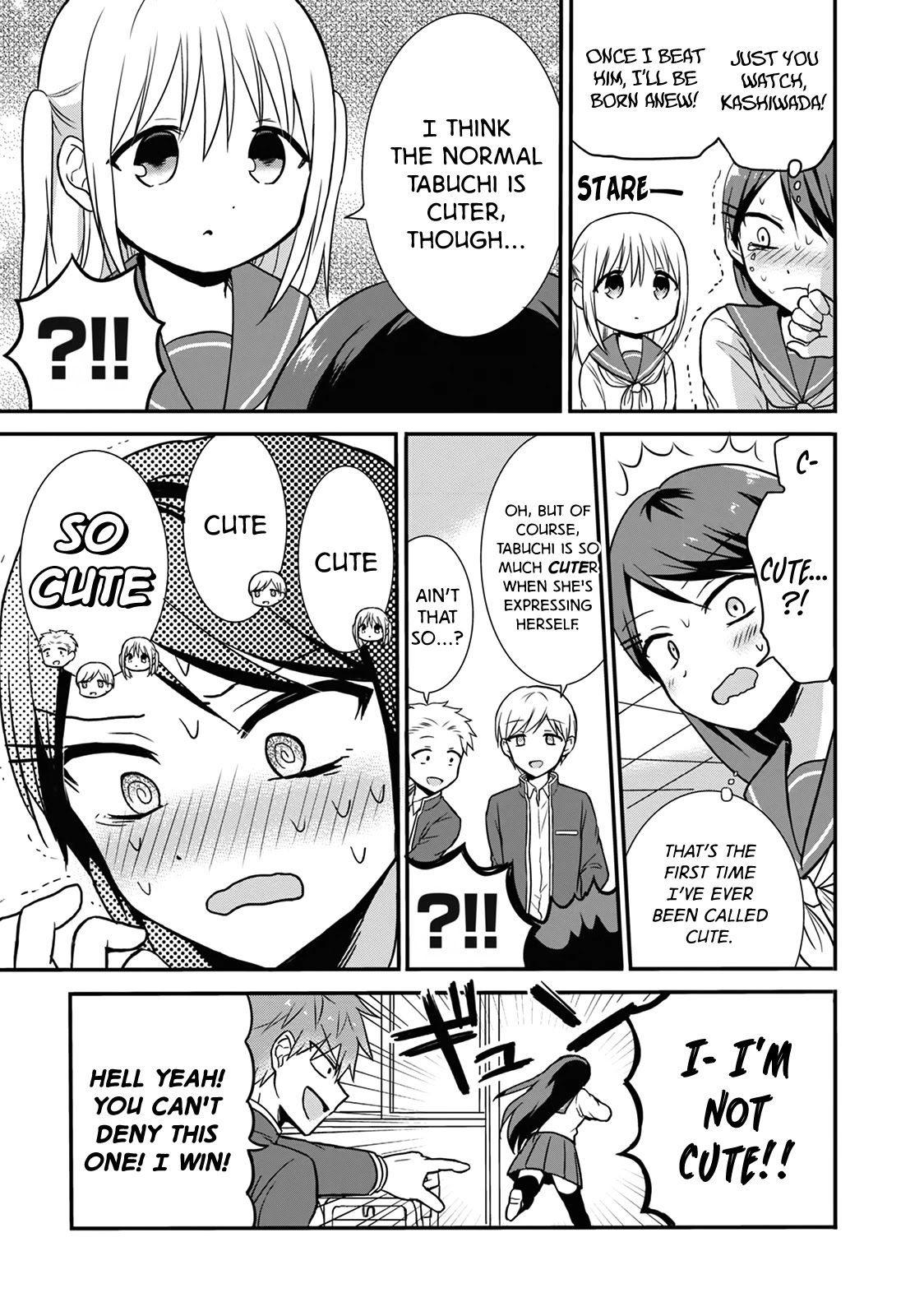 Expressionless Face Girl and Emotional Face Boy Chapter 10 page 8 - Chapter 10: The Battle Between Oota-Kun and Tabuchi-san