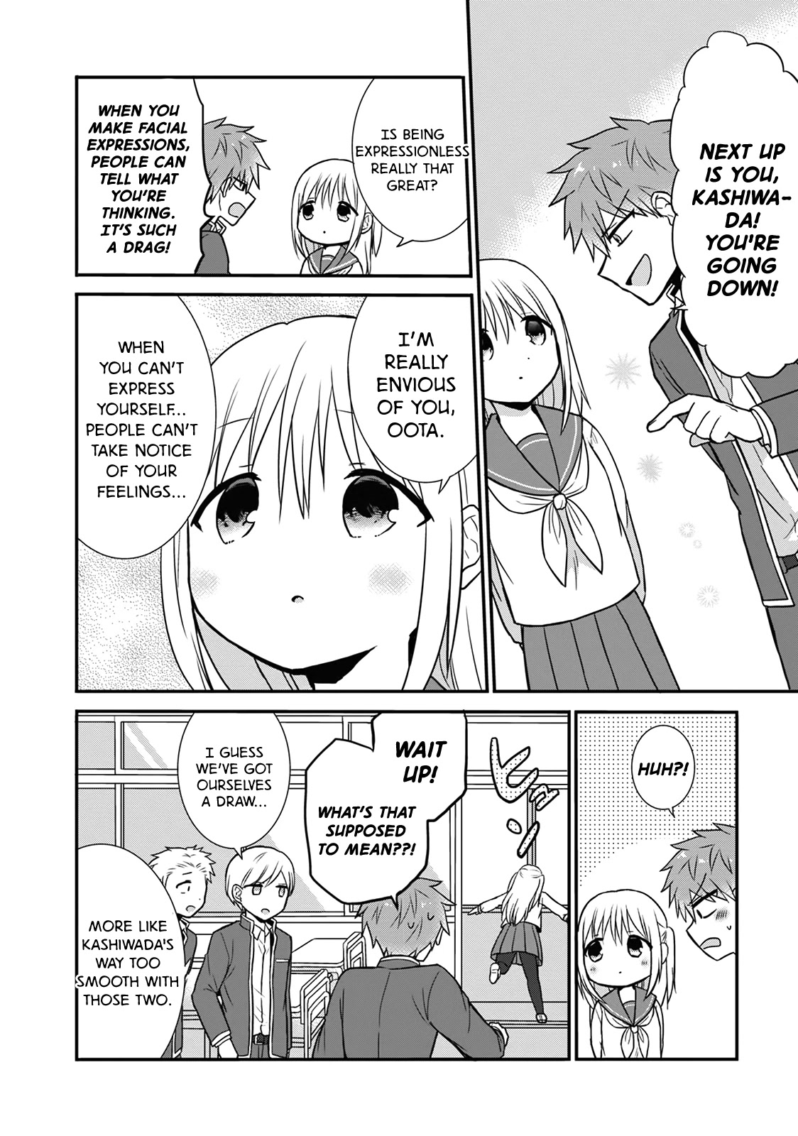 Expressionless Face Girl and Emotional Face Boy Chapter 10 page 9 - Chapter 10: The Battle Between Oota-Kun and Tabuchi-san