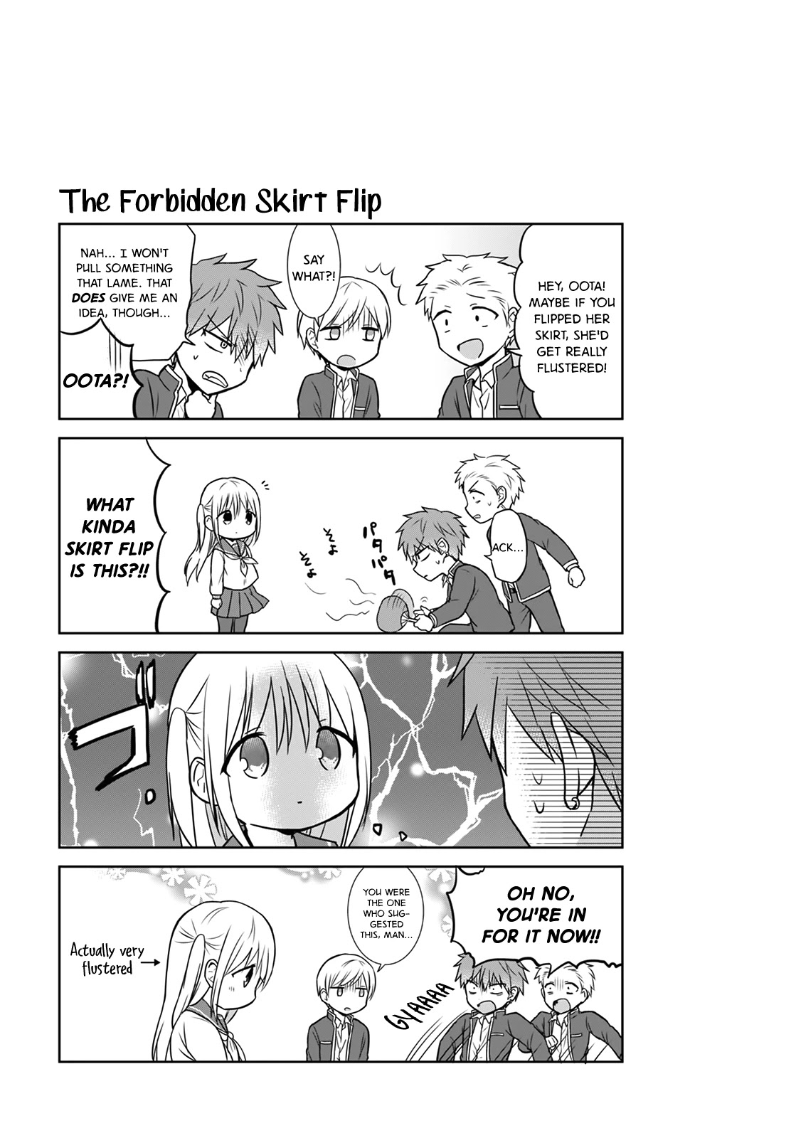 Expressionless Face Girl and Emotional Face Boy Chapter 11 page 10 - Chapter 11: Kashiwada-san, Oota-kun and the Sports Shed