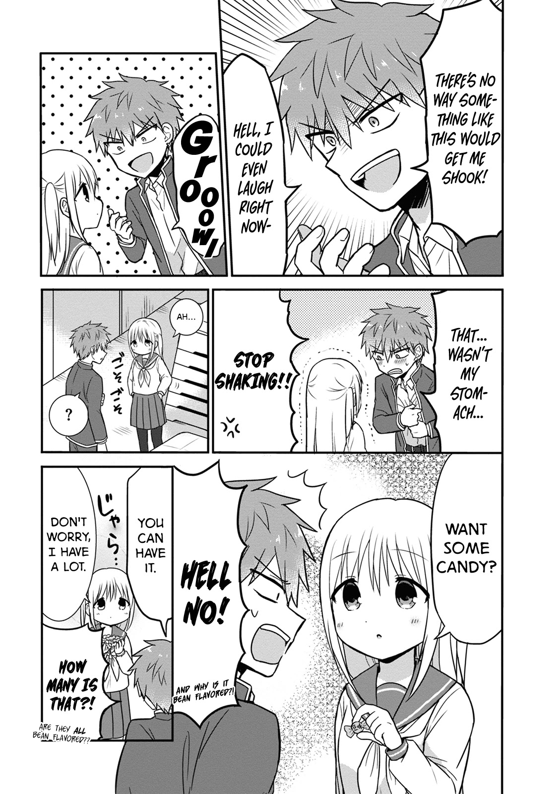 Expressionless Face Girl and Emotional Face Boy Chapter 11 page 6 - Chapter 11: Kashiwada-san, Oota-kun and the Sports Shed