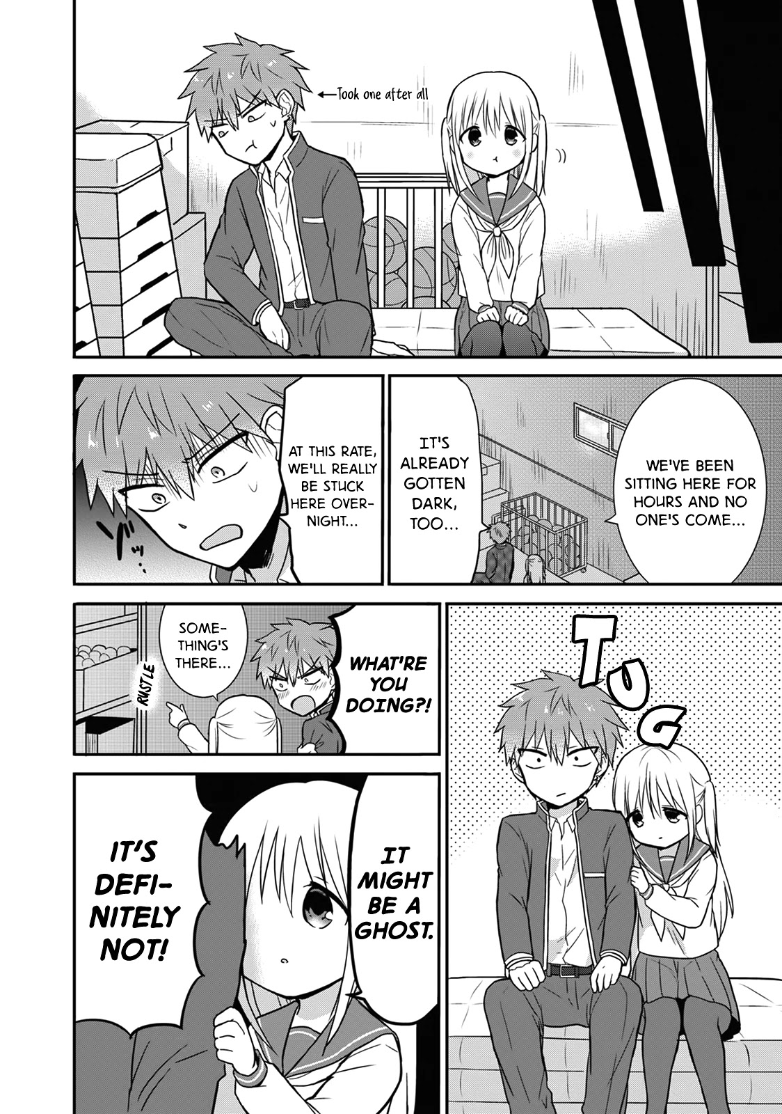 Expressionless Face Girl and Emotional Face Boy Chapter 11 page 7 - Chapter 11: Kashiwada-san, Oota-kun and the Sports Shed