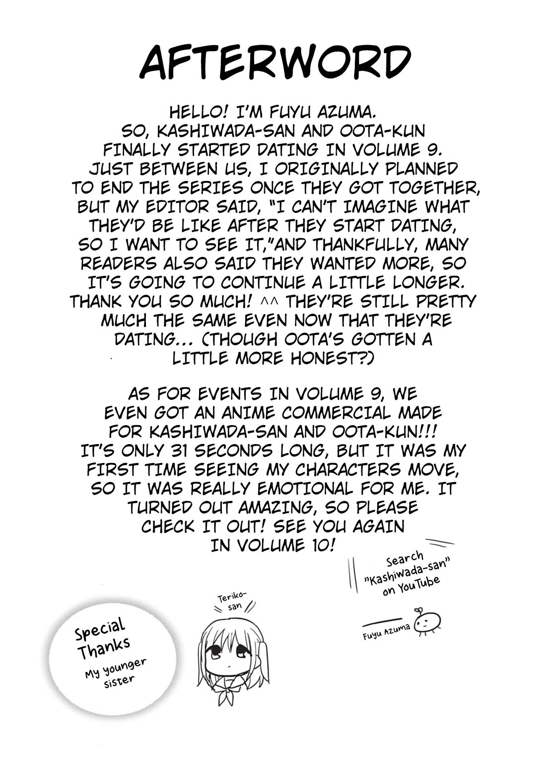 Expressionless Face Girl and Emotional Face Boy Chapter 111.5 page 10 - Chapter 111.5