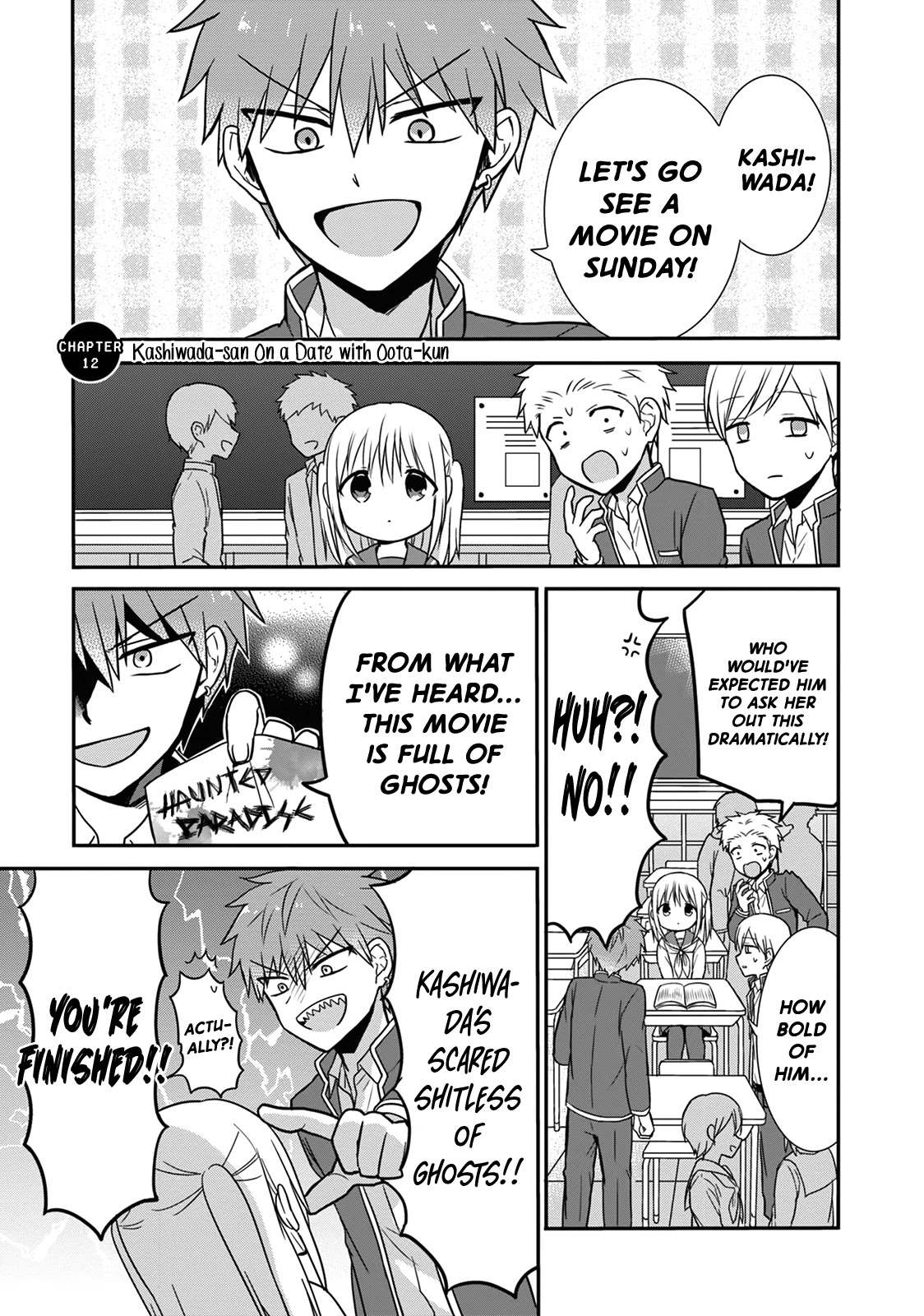 Expressionless Face Girl and Emotional Face Boy Chapter 12 page 2 - Chapter 12: Kashiwada-san On a Date with Oota-kun