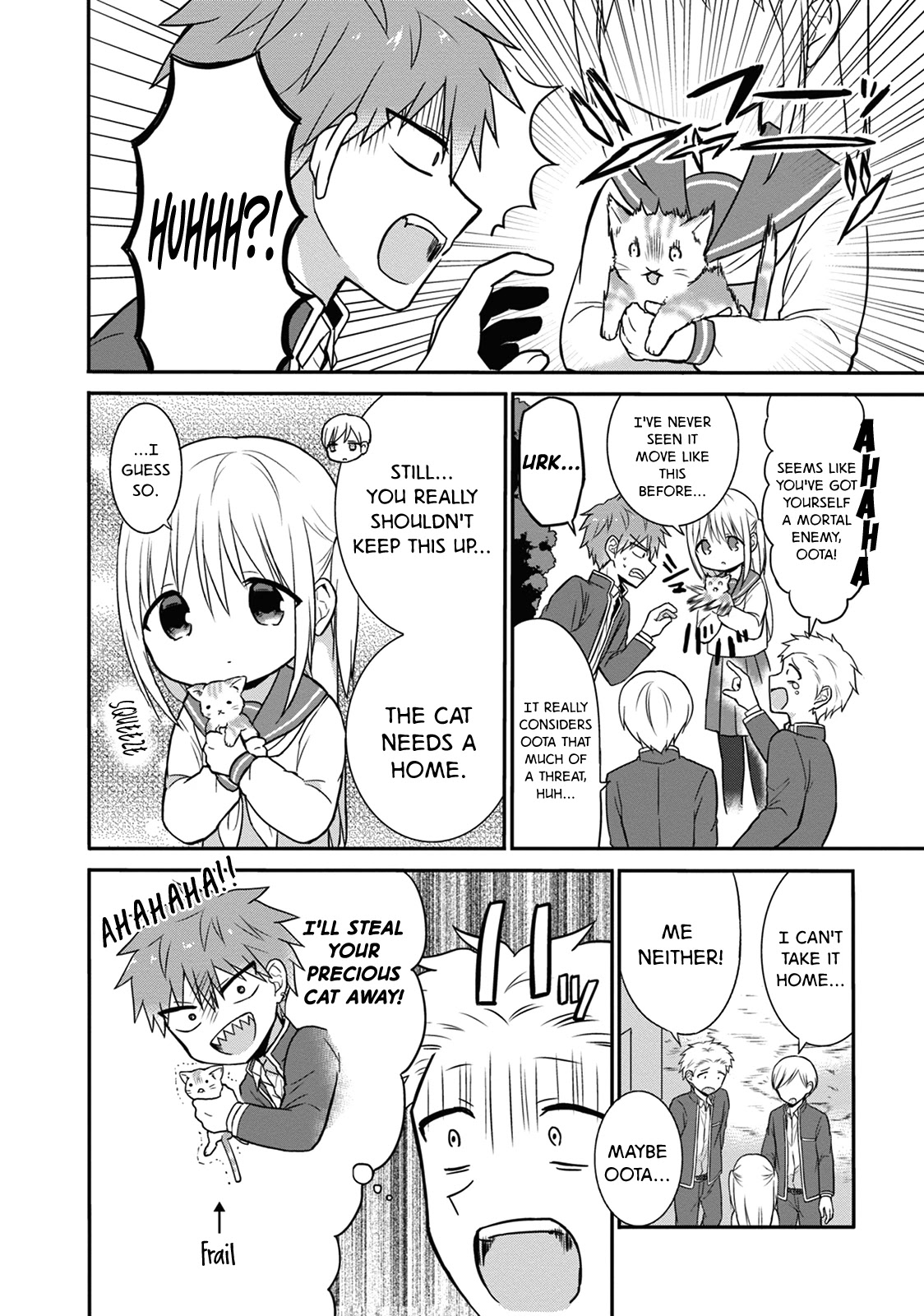Expressionless Face Girl and Emotional Face Boy Chapter 13 page 4 - Chapter 13: Kashiwada-san and an Abandoned Cat