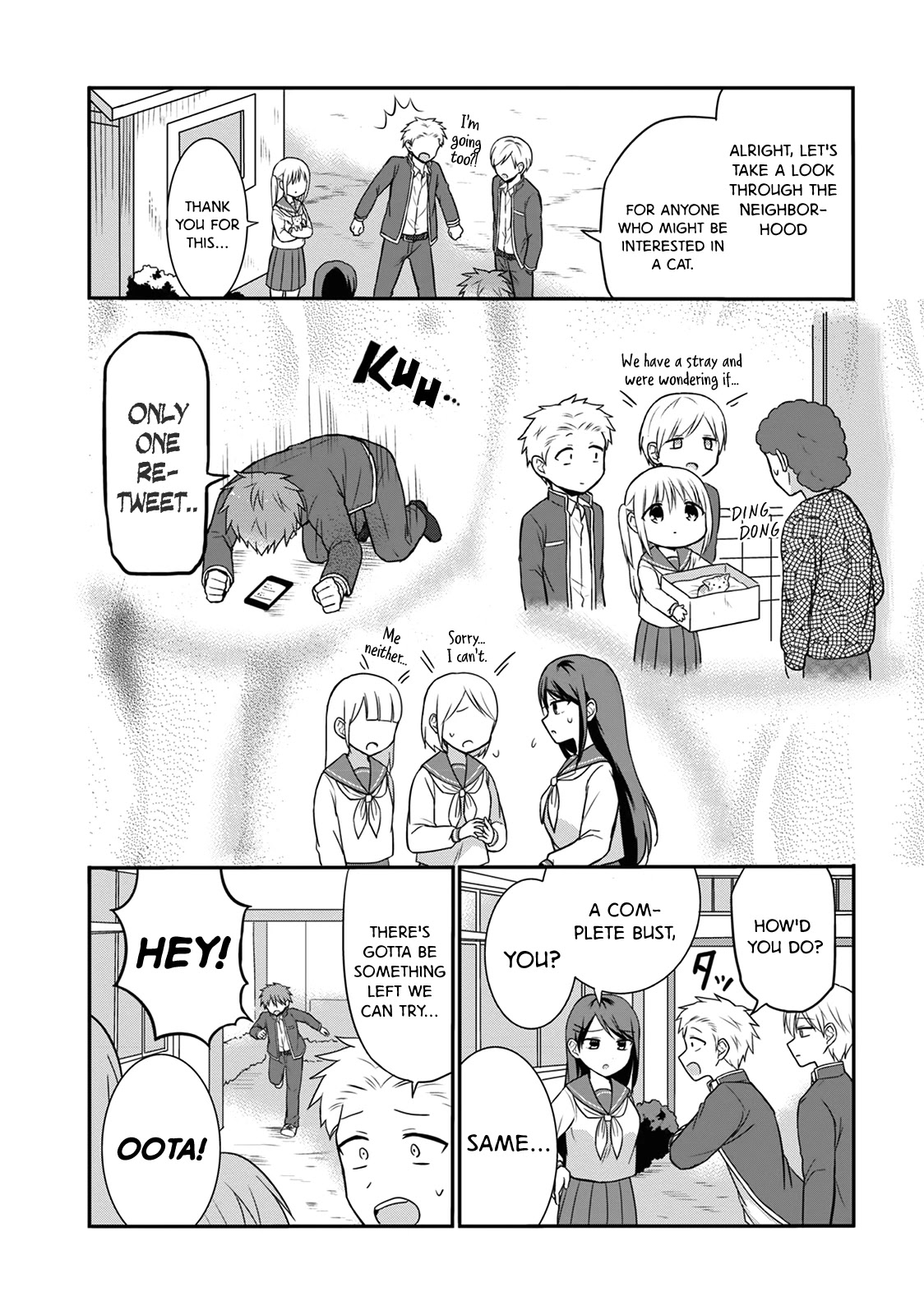 Expressionless Face Girl and Emotional Face Boy Chapter 13 page 6 - Chapter 13: Kashiwada-san and an Abandoned Cat